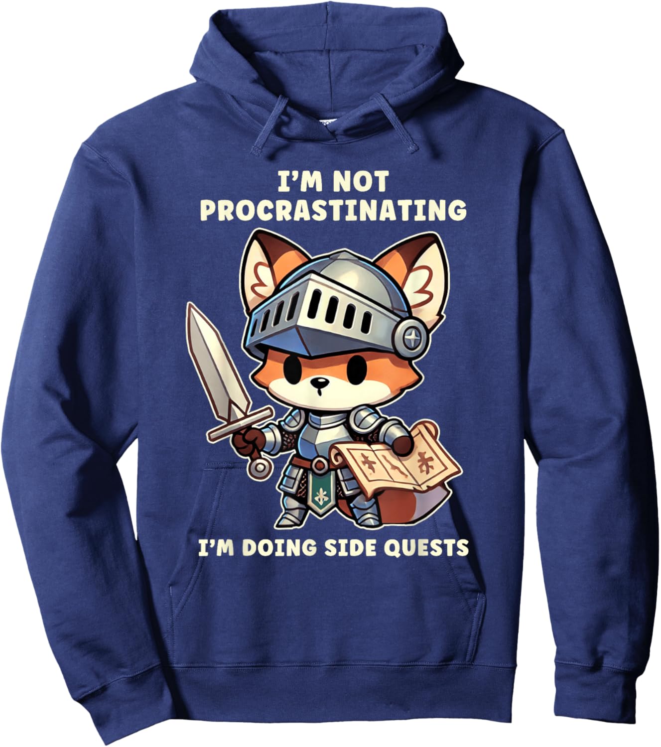 I'm Not Procrastinating I'm Doing Side Quests Gamer Hoodie - Hoodie | Navy