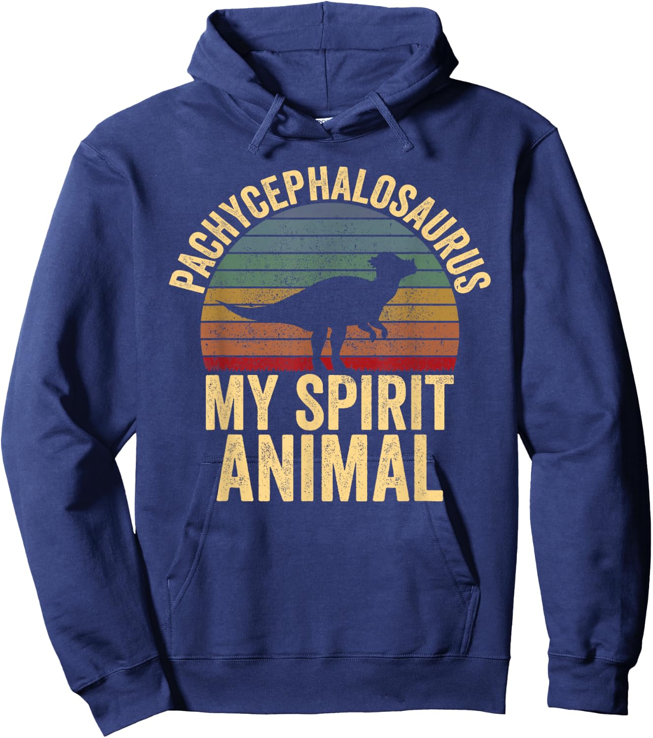 Pachycephalosaurus Is My Spirit Animal Dinosaur Lover Hoodie - Hoodie | Navy