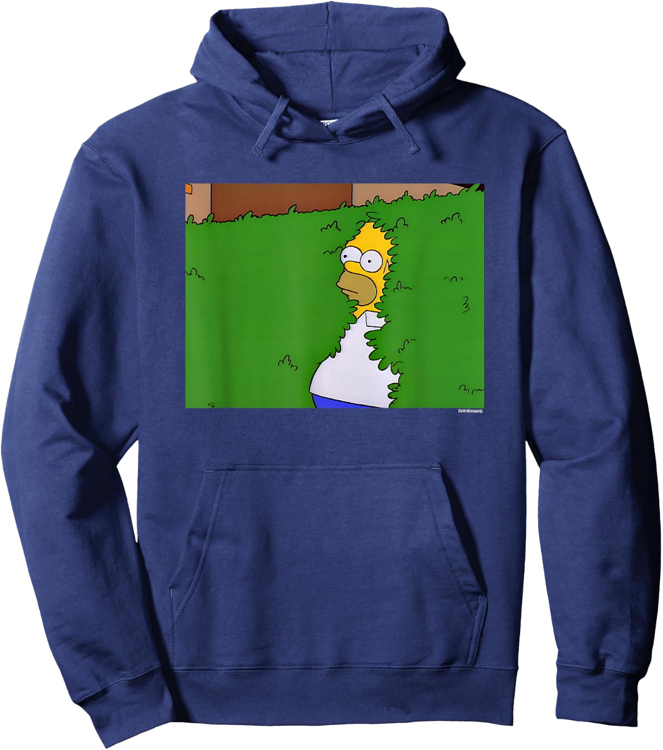 The Simpsons Homer Hedge Meme Small Hoodie - Hoodie | Navy