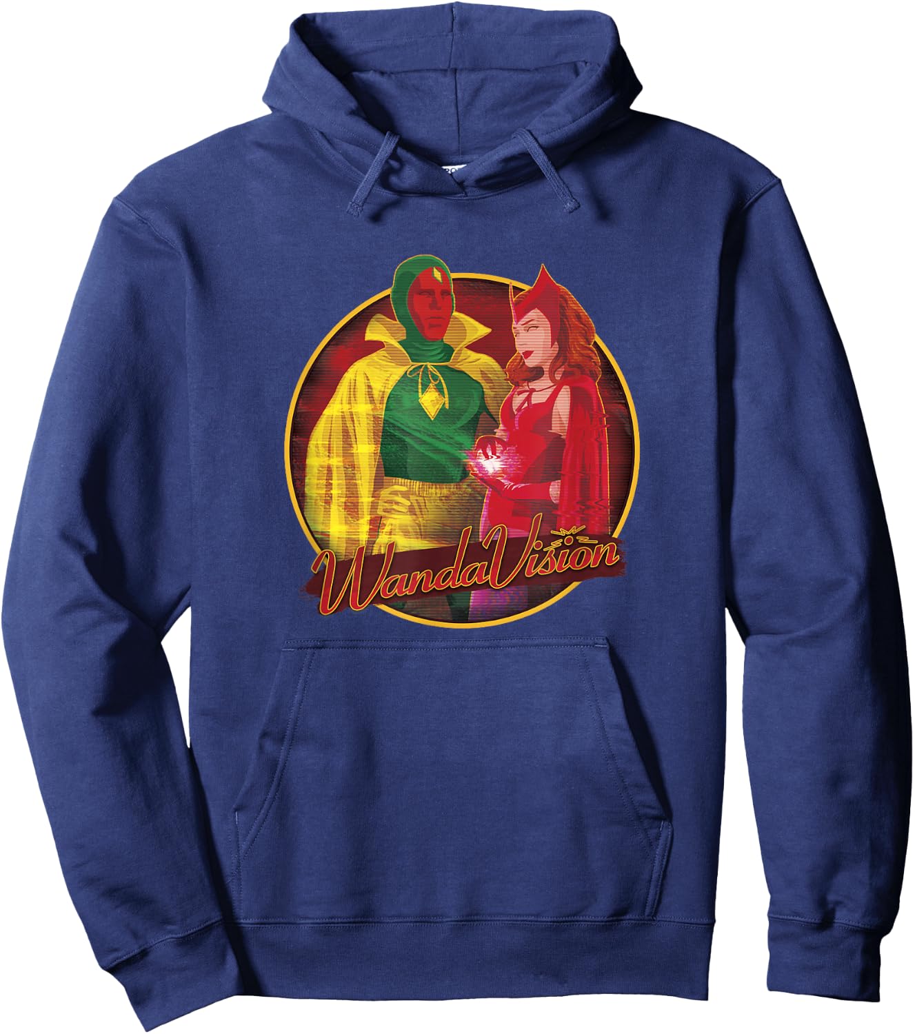 Marvel WandaVision Wanda & Vision Halloween Costumes Hoodie - Hoodie | Navy