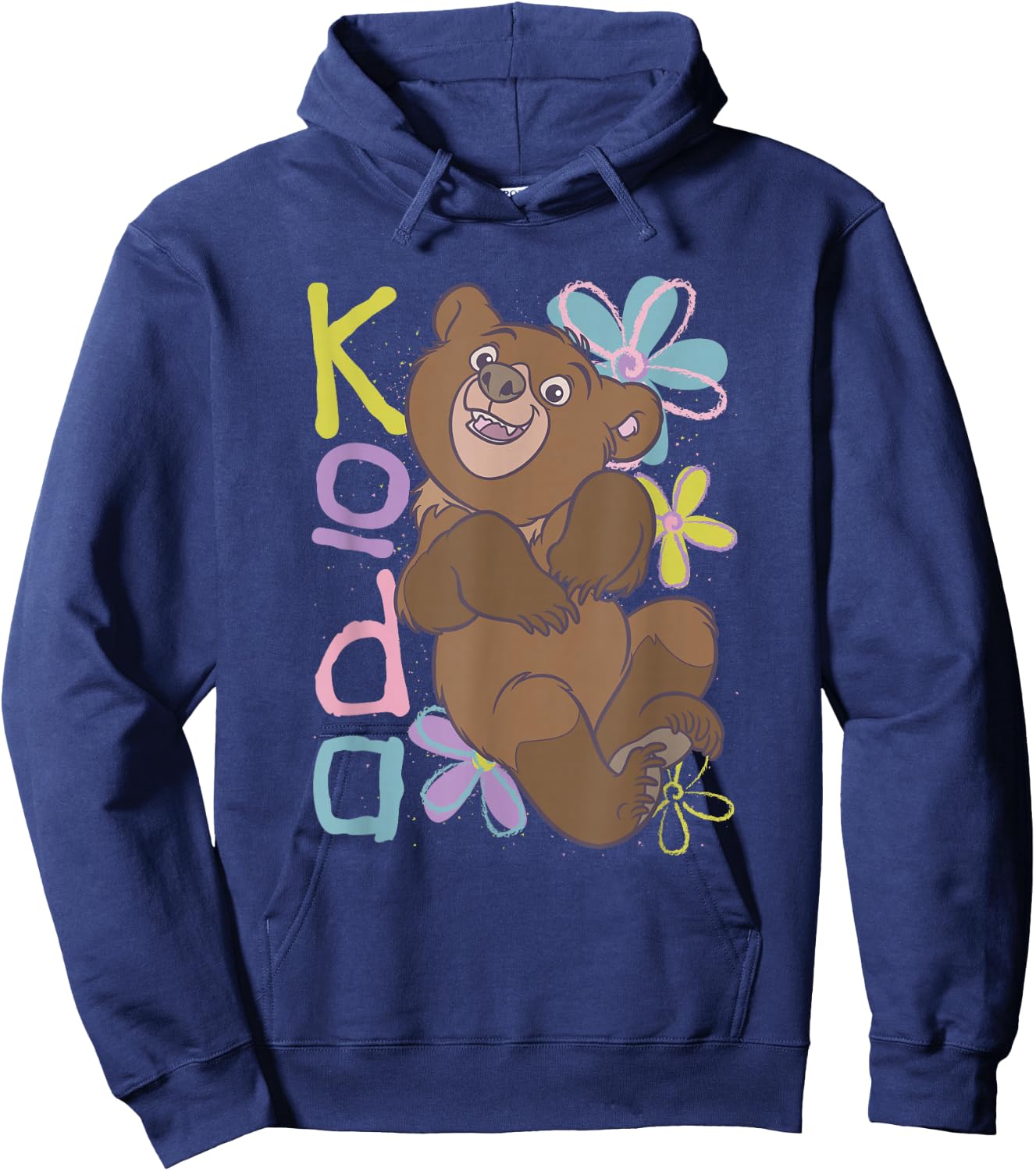 Disney Brother Bear Vintage Koda Wildflower Retro Poster Hoodie - Hoodie | Navy