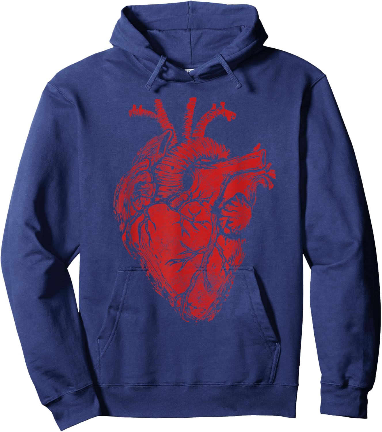 Anatomical Heart Show Your Love Anatomy Cardiology Hoodie - Hoodie | Navy