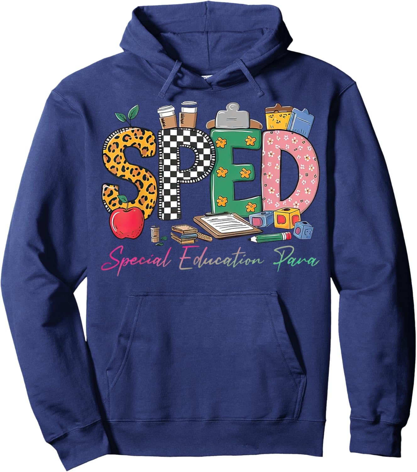 Sped Special Education Para Back To School Hoodie - Hoodie | Navy