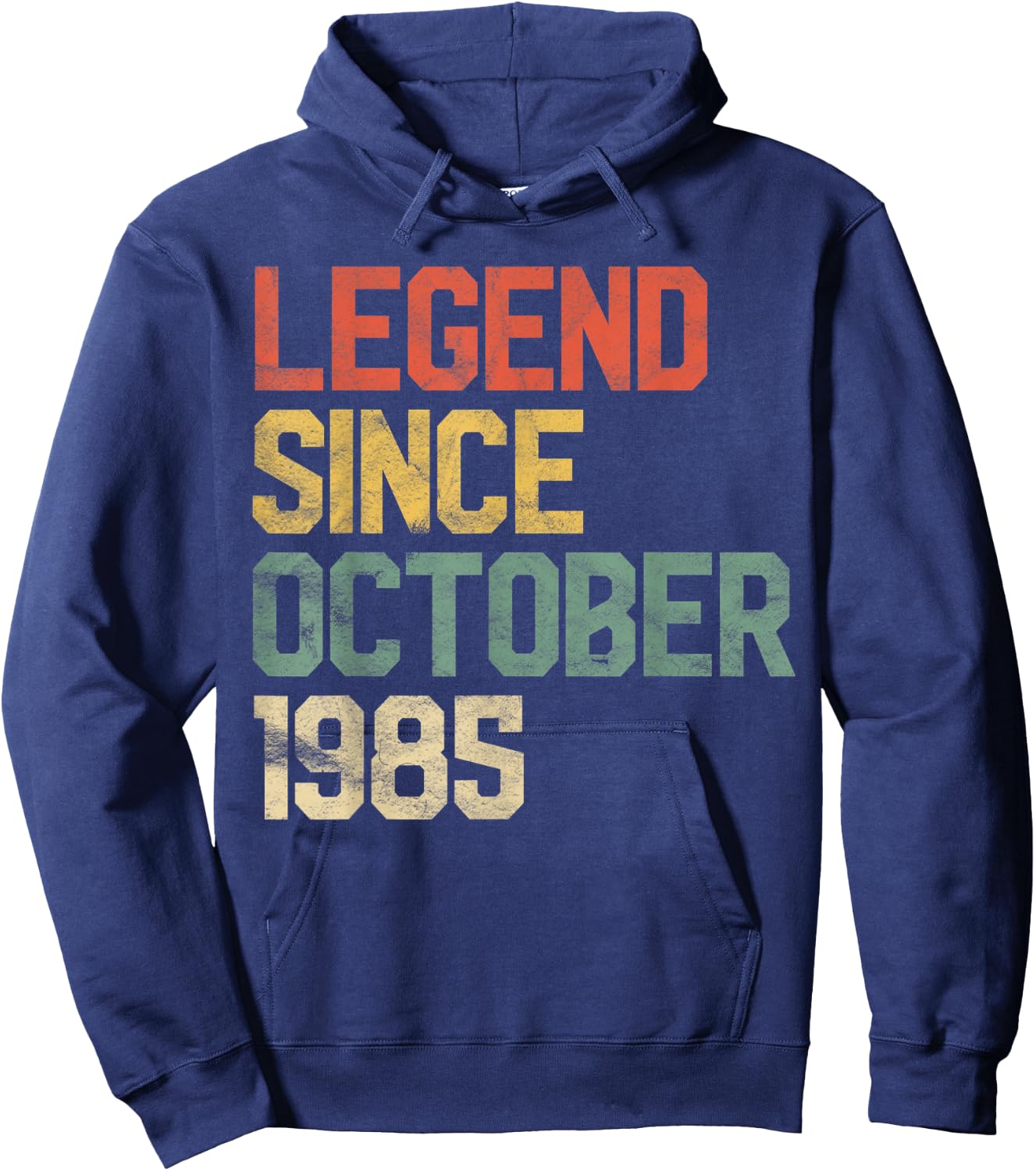 Legend Since October 1985 35th Birthday Gift 35 Year Old Hoodie - Hoodie | Navy