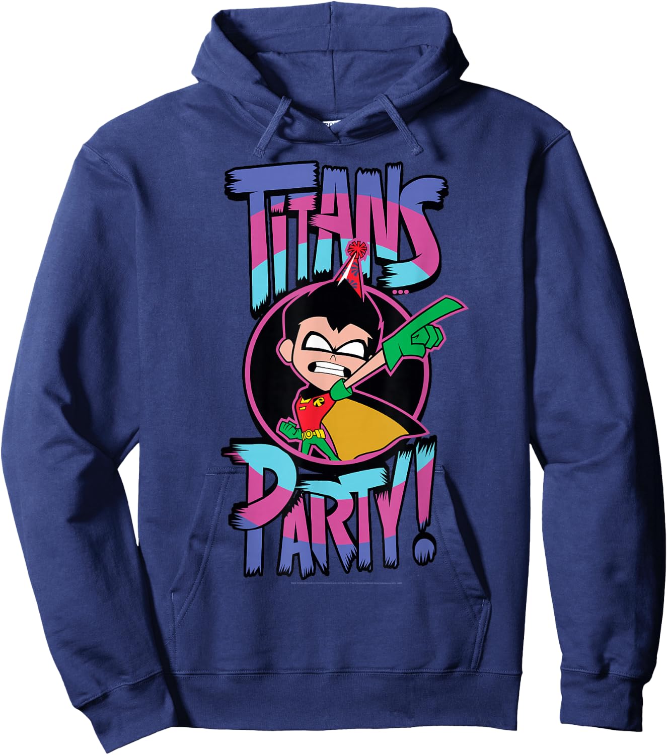 DC Comics Teen Titans Go! Robin Titans Party Hoodie - Hoodie | Navy