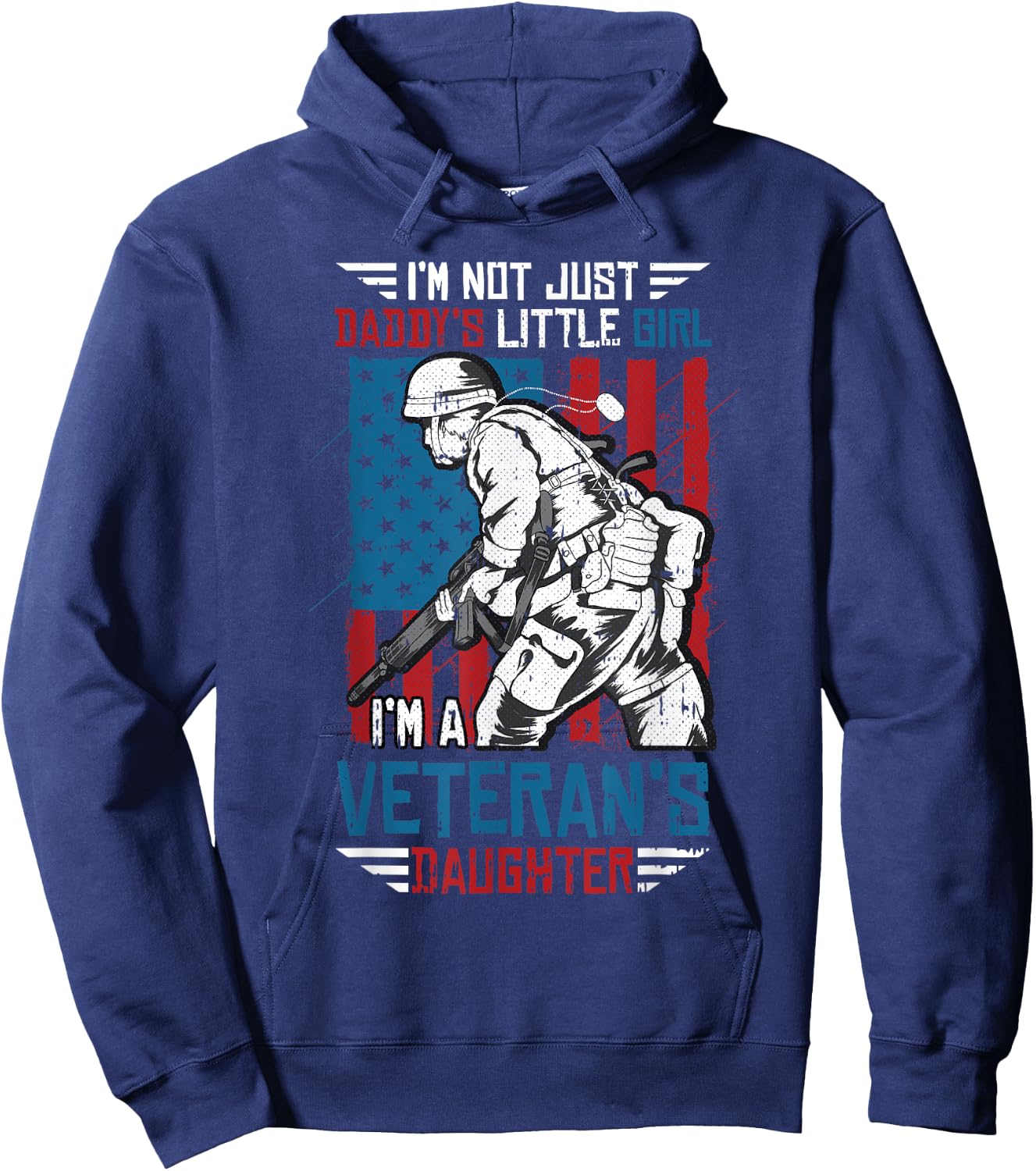 Veteran Daughter Month Of The Military Child Army Kids Hoodie - Hoodie | Navy
