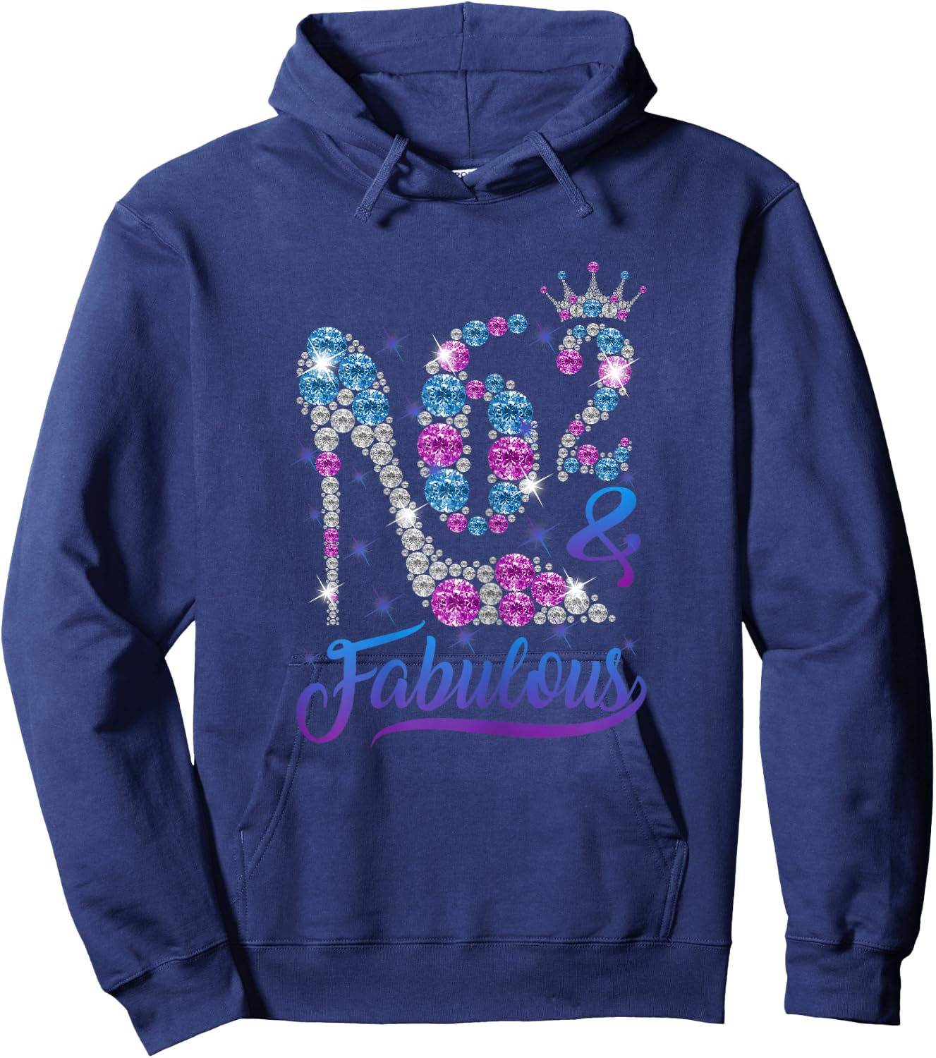 62 and Fabulous Stepping into my 62nd Birthday Gift Women's Hoodie - Hoodie | Navy