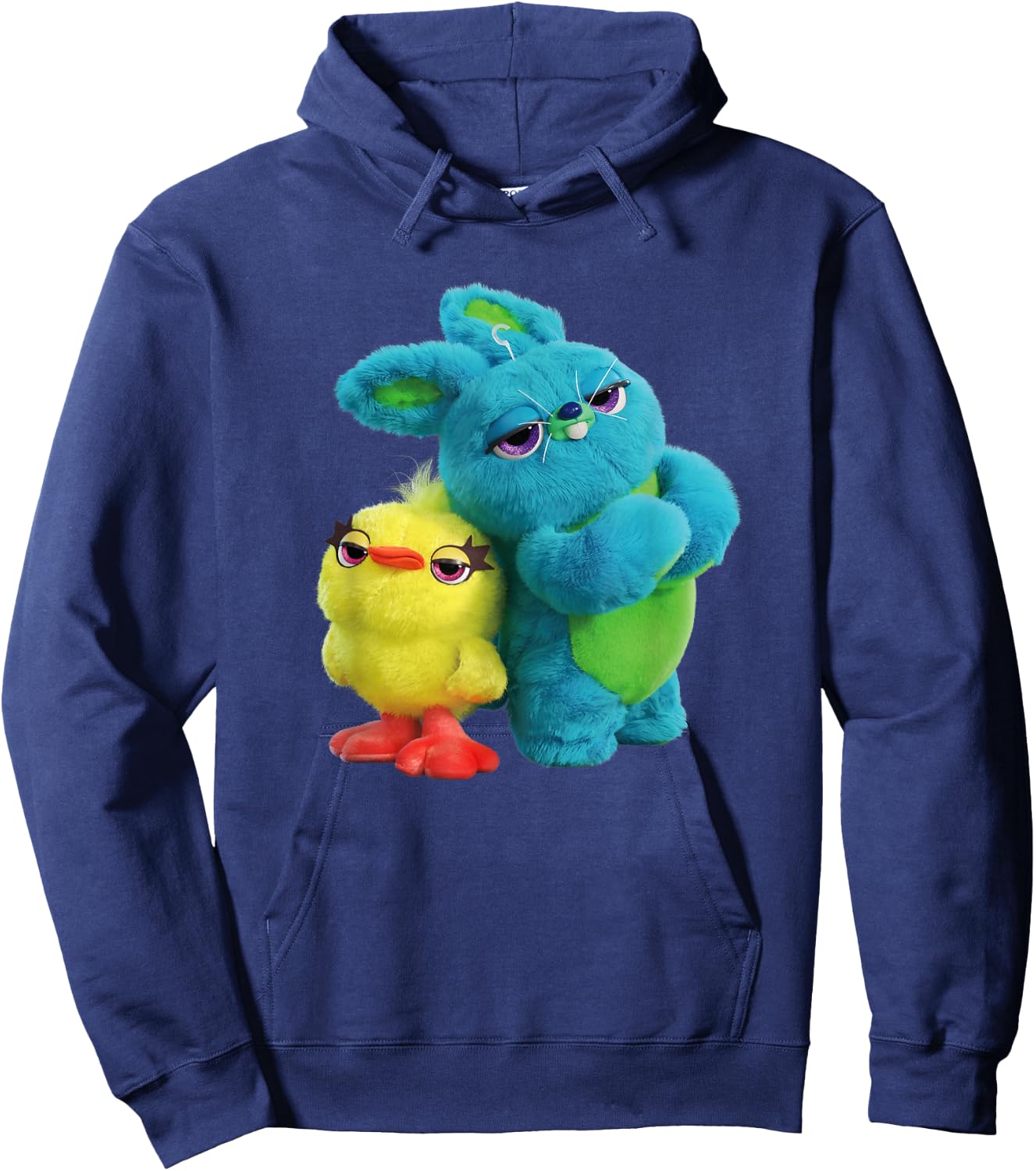 Disney Pixar Toy Story 4 Ducky and Bunny Tough Pose Hoodie - Hoodie | Navy