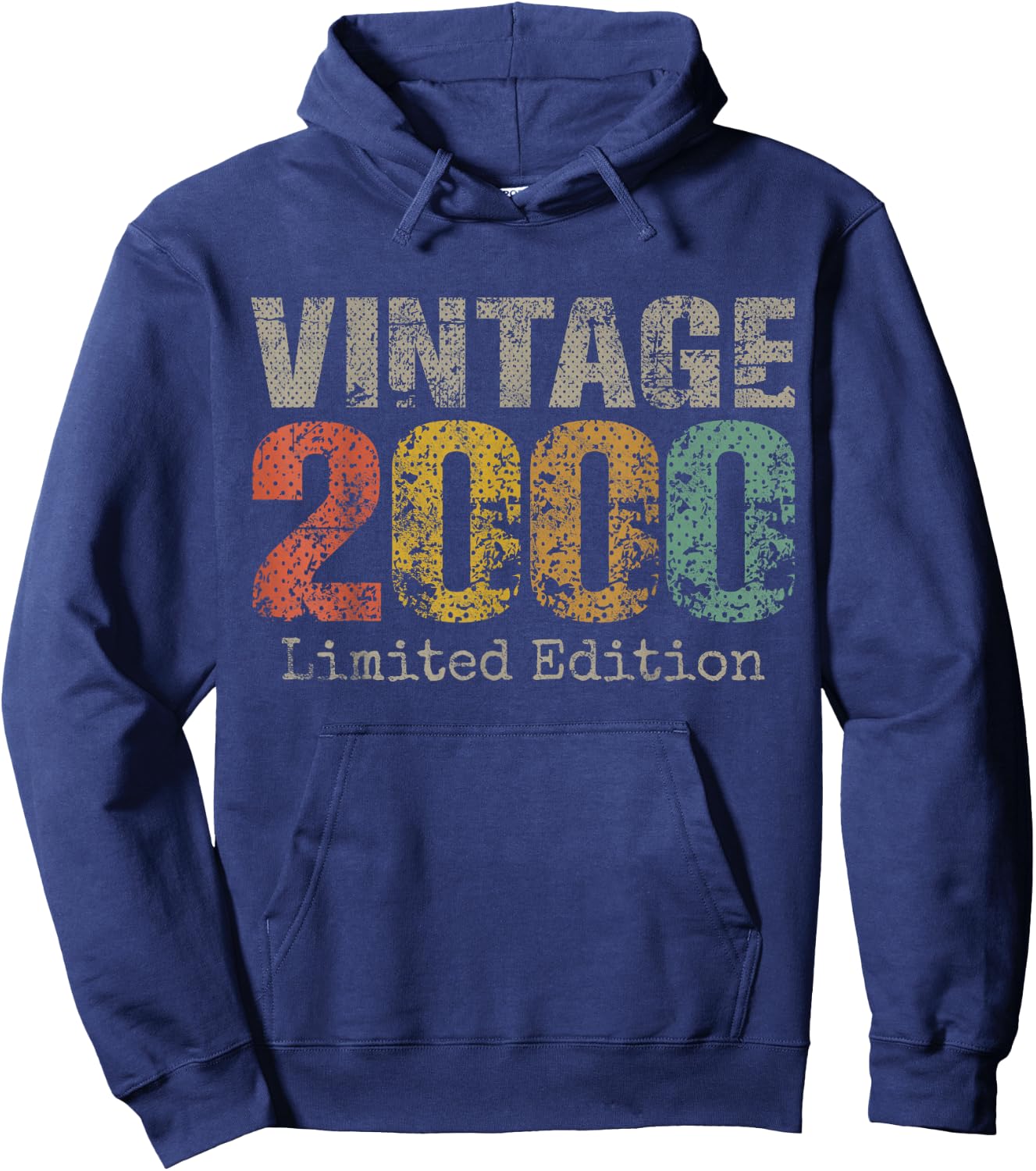 Vintage 2000 Limited Edition 25th Birthday Gifts 25 Year Old Hoodie - Hoodie | Navy