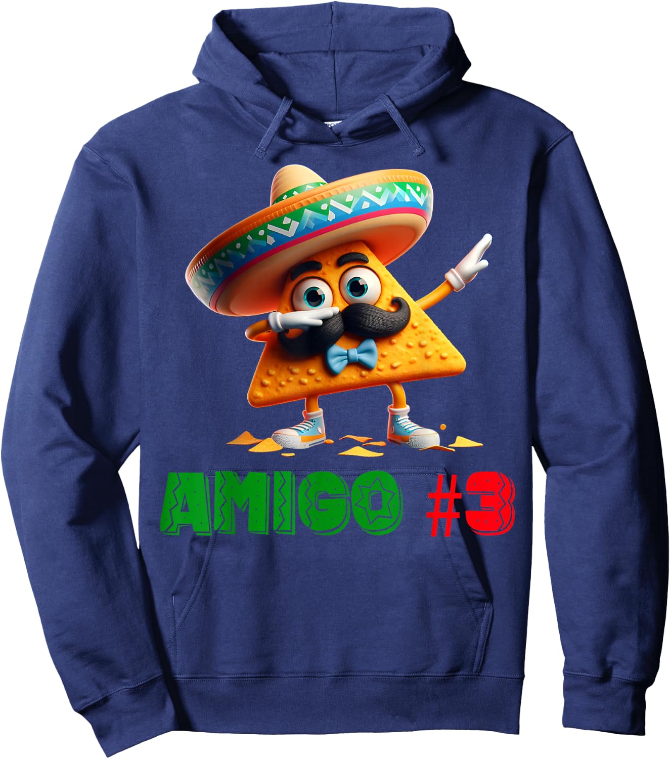 The 3 Three Amigos Cinco De Mayo Amigo #3 Group Matching Hoodie - Hoodie | Navy