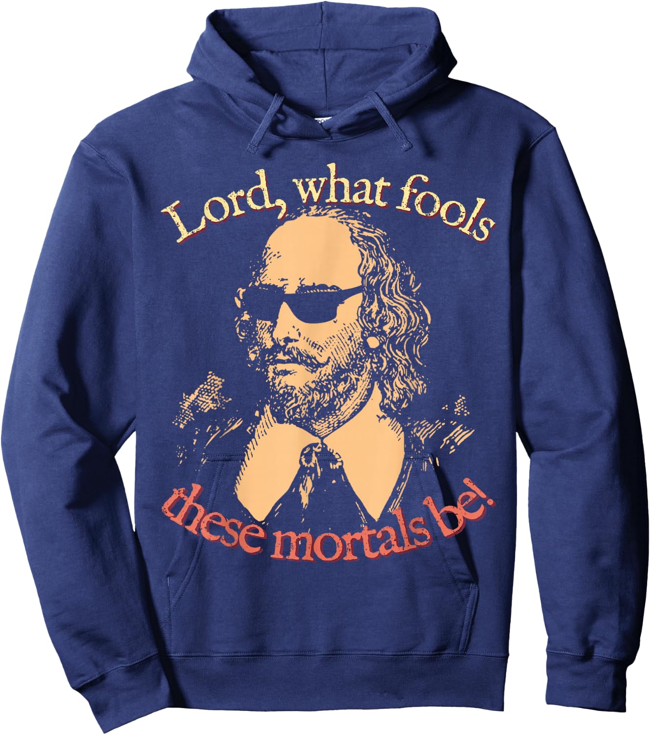 Puck: Lord, What Fools These Mortals Be! William Shakespeare Hoodie - Hoodie | Navy