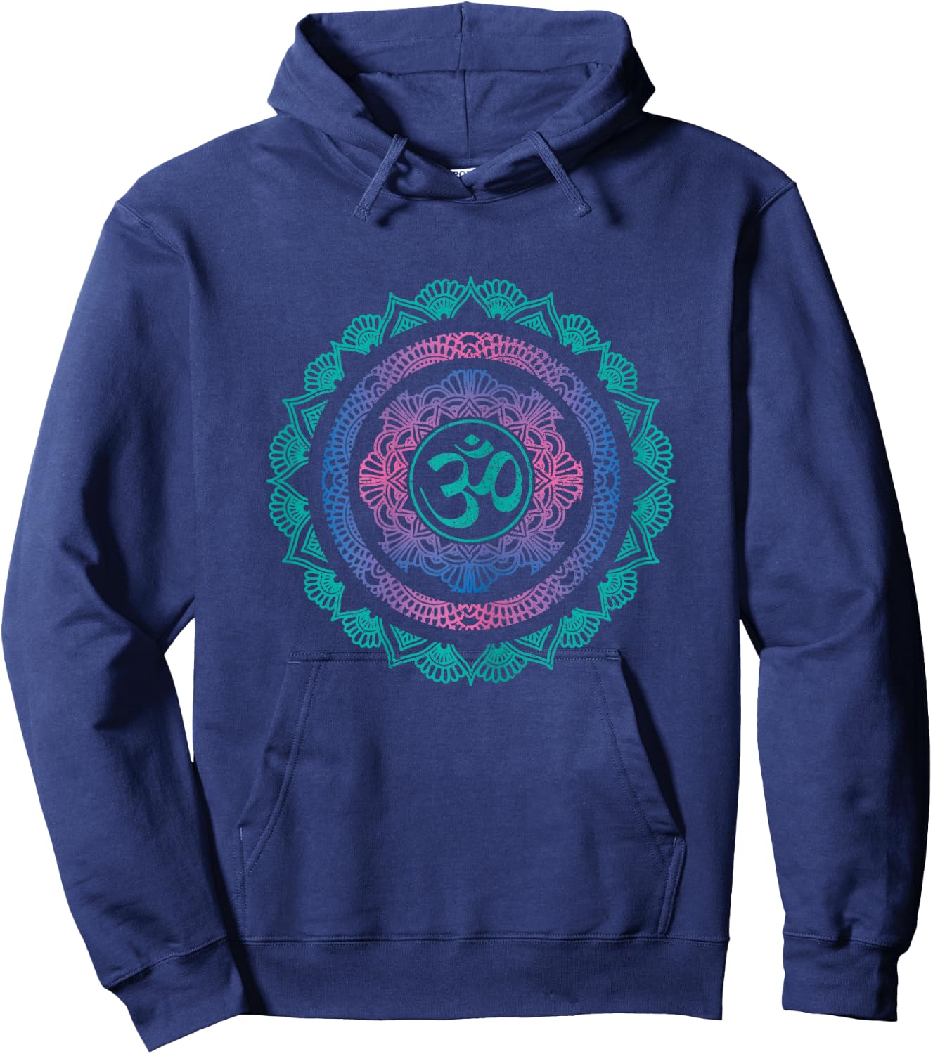 Yoga Mandala Om Symbol Buddha Yogi Gift Hoodie - Hoodie | Navy