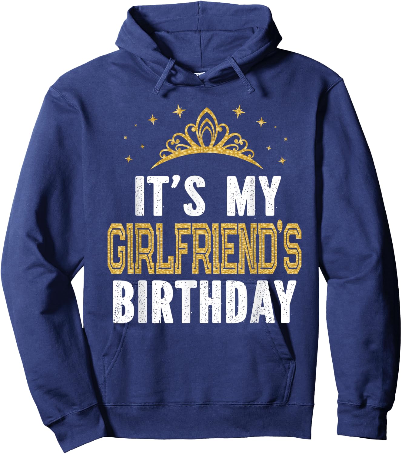 It's My Girlfriend's Birthday Party Couple Hoodie - Hoodie | Navy