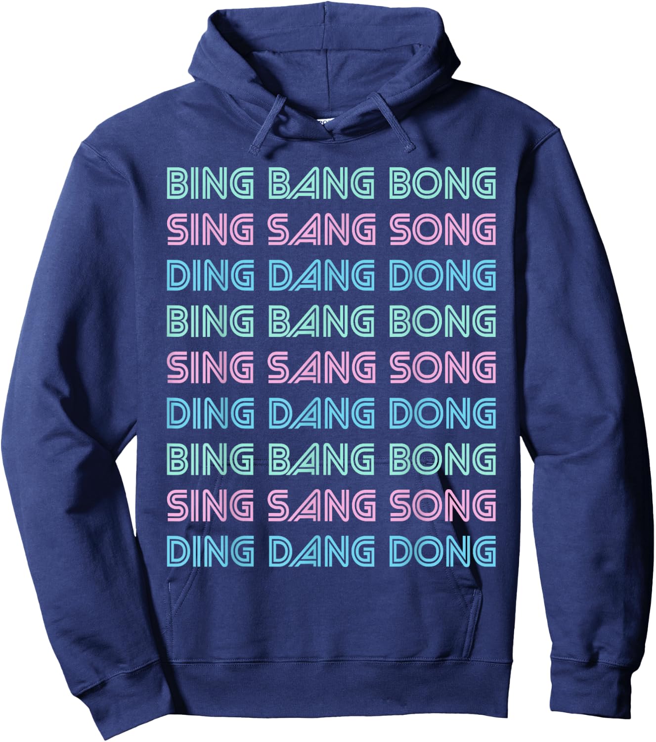 Bing Bang Bong - Sing Sang Song - Ding Dang Dong - UK, Hun? Hoodie - Hoodie | Navy
