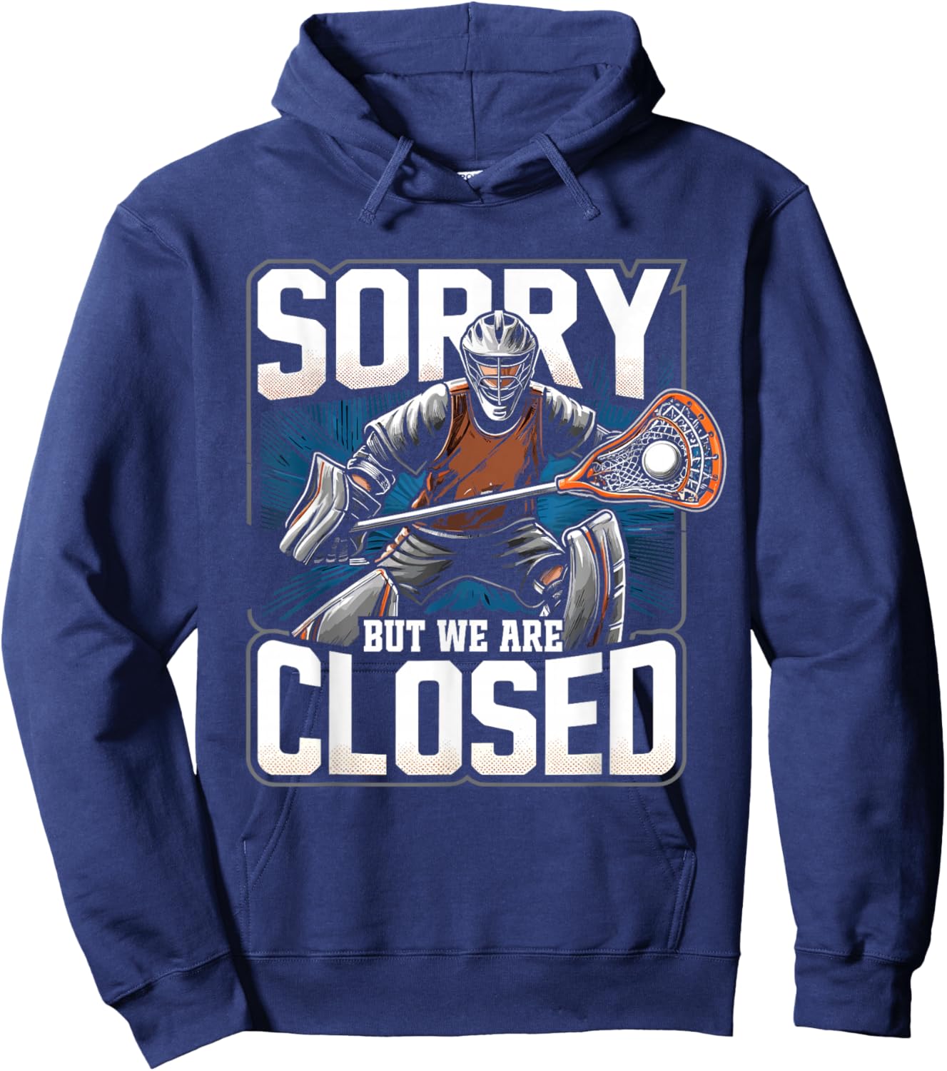 Lacrosse Lax Goalie Lacrosse Goalie Hoodie - Hoodie | Navy