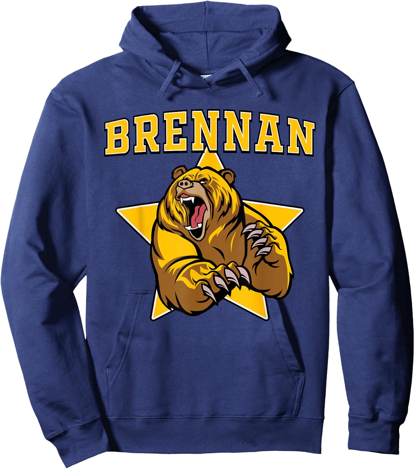Brennan Bears High School Team Spirit Hoodie - Hoodie | Navy