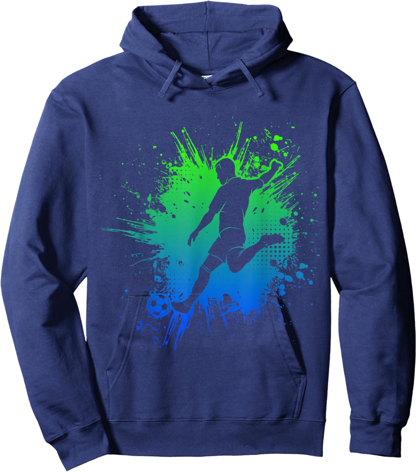 Footballer Football Boys Children Hoodie - Hoodie | Navy