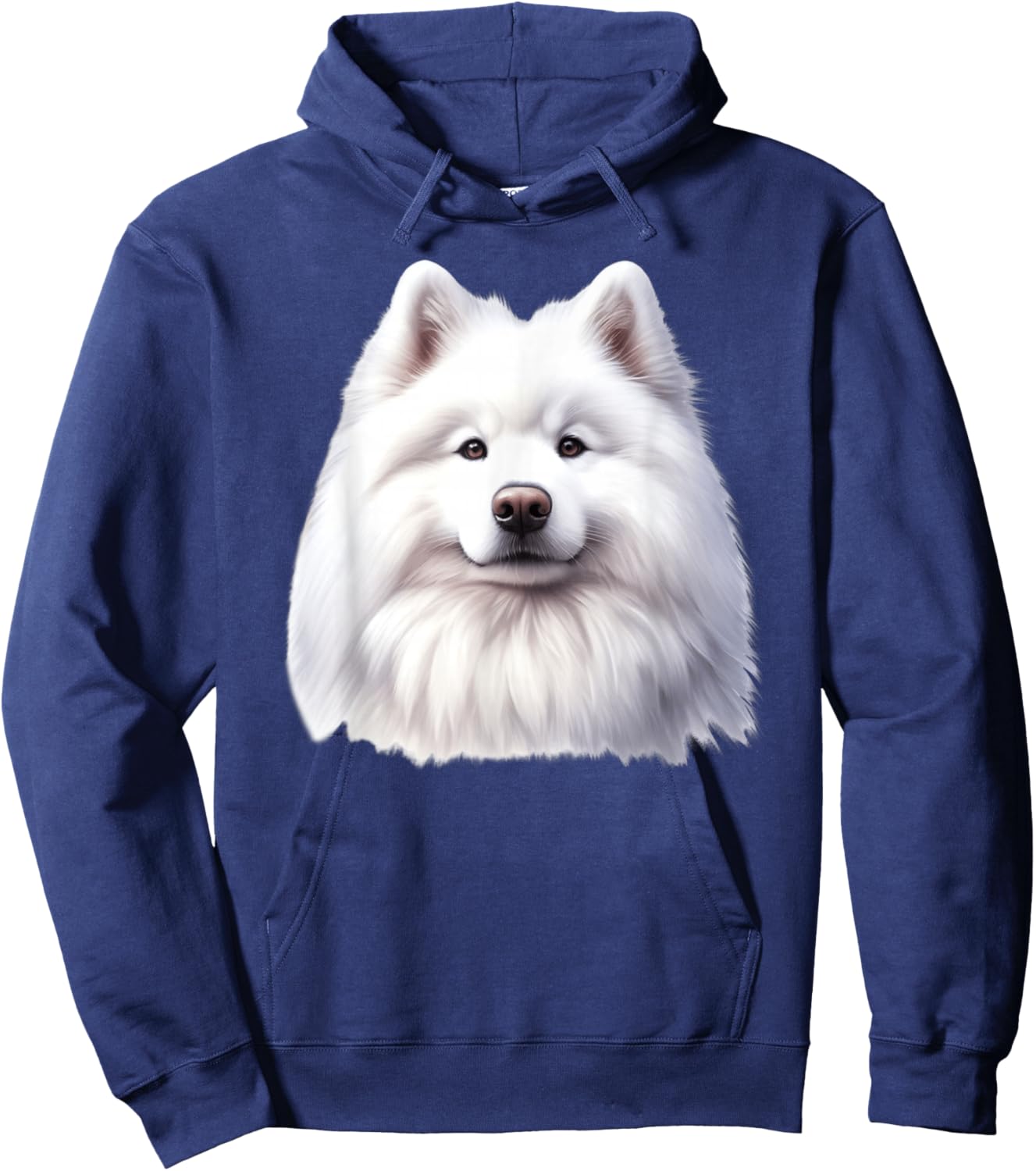 Samoyed Dog Portrait Hoodie - Hoodie | Navy