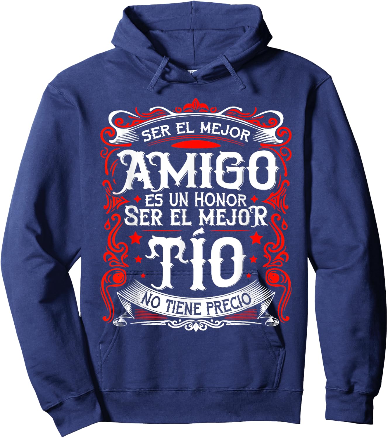 Tio Anuncio Embarazadas Tío Familia Hoodie - Hoodie | Navy