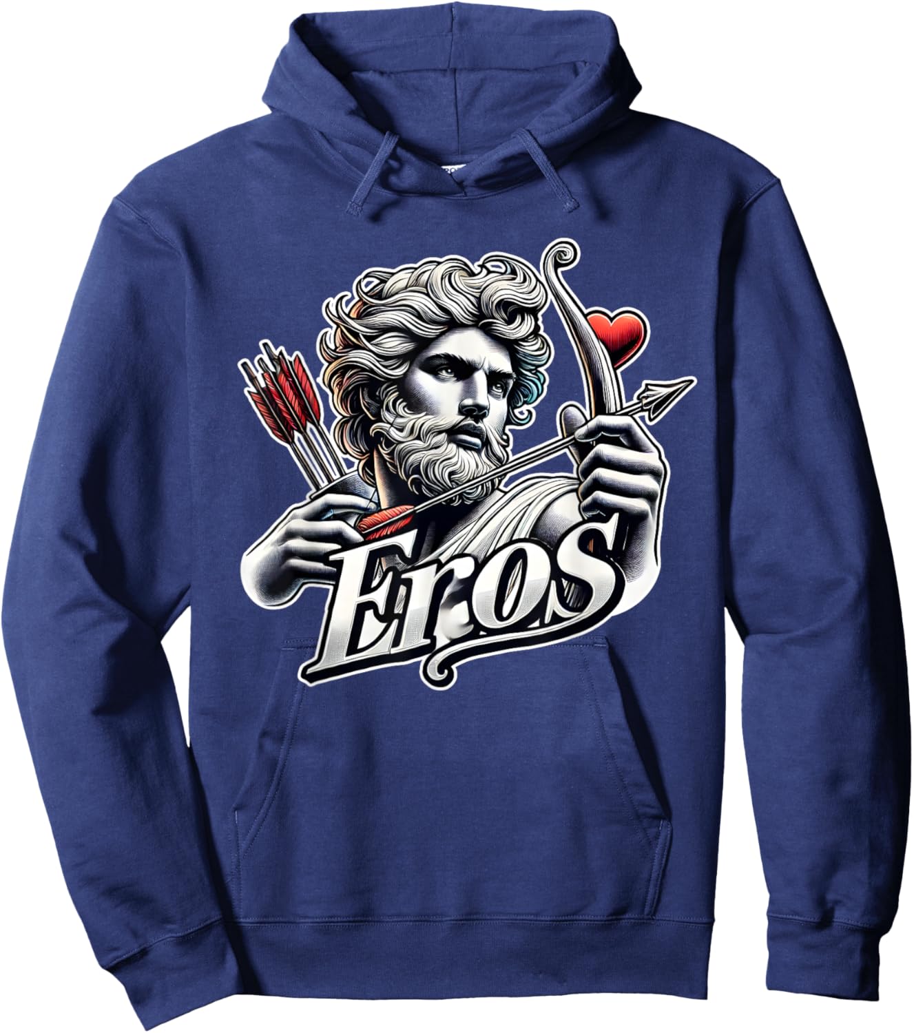 Eros Greek God of Love Mythology Ancient Greece Hoodie - Hoodie | Navy