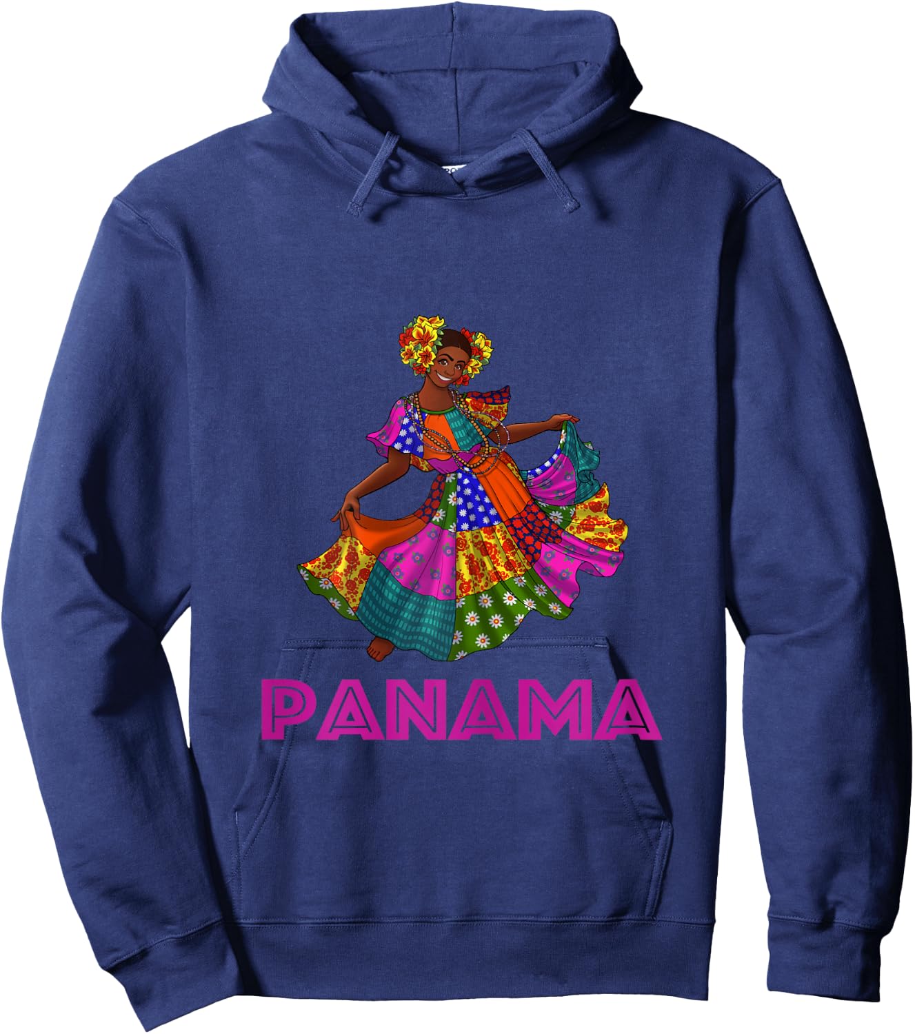 Panamanian Cultural Tourist Tea, Panama Pride & Heritage Hoodie - Hoodie | Navy