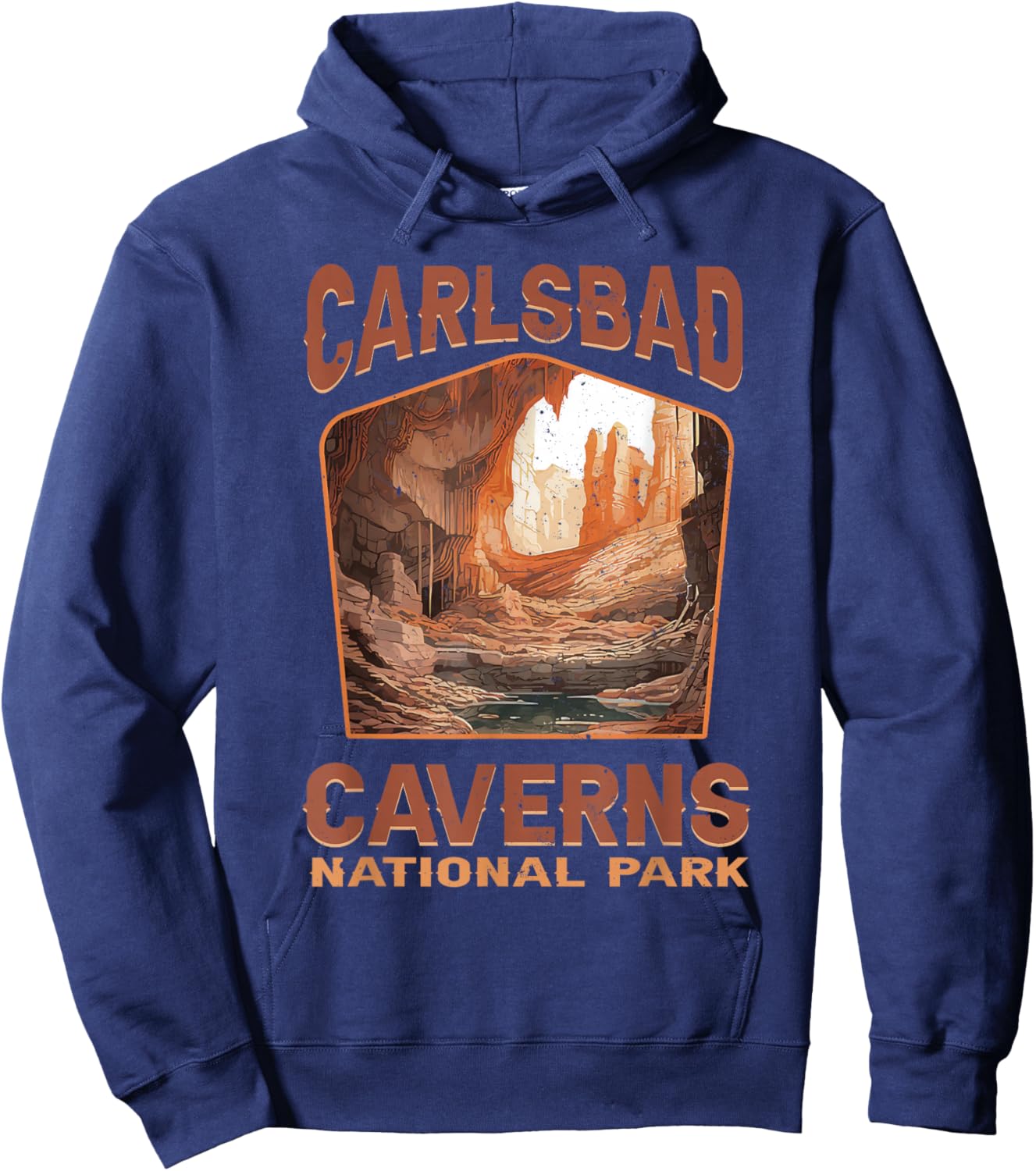 Carlsbad Caverns National Park New Mexico Nature Hike Hoodie - Hoodie | Navy