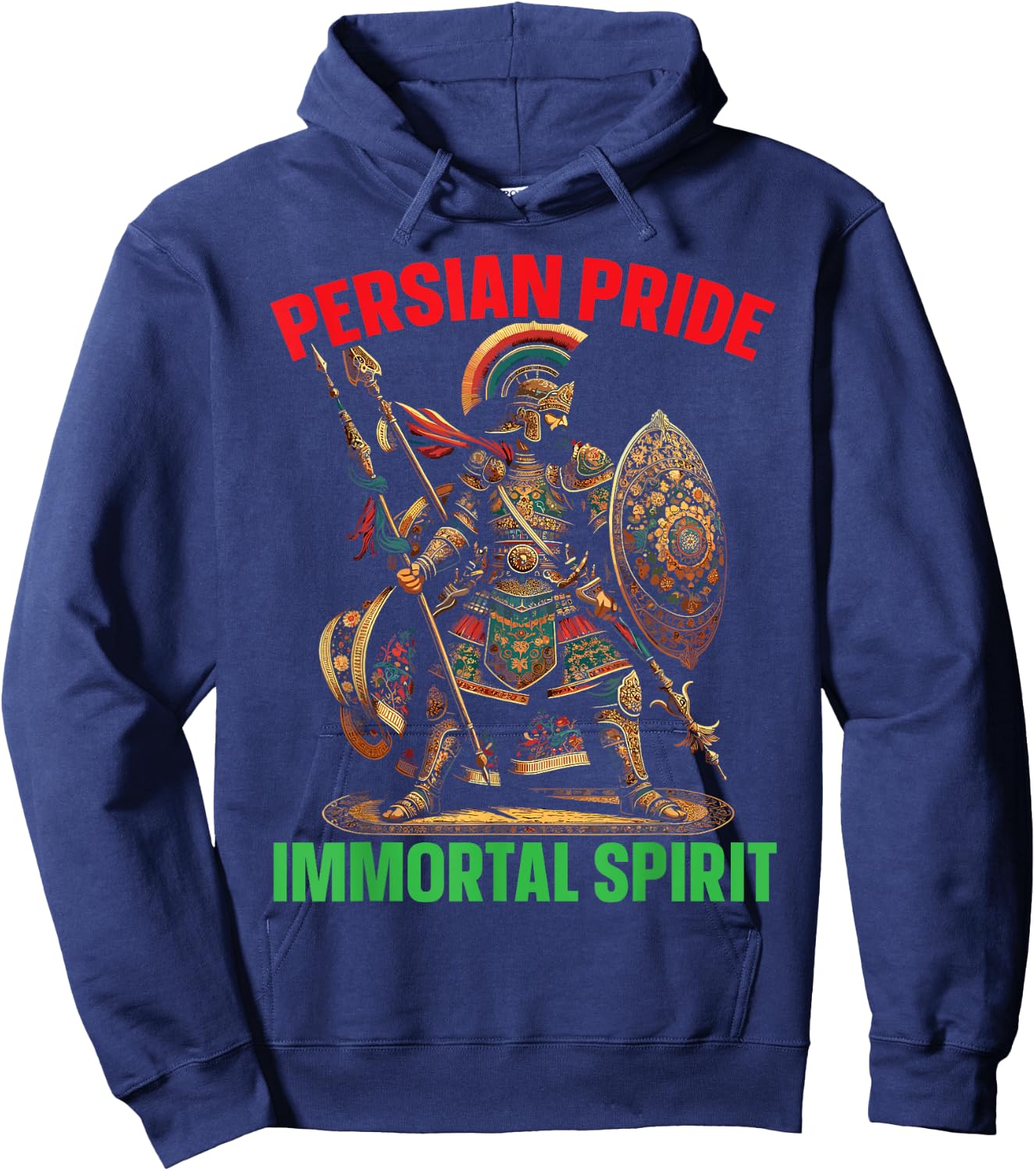 Persian Immortal Achaemenid Empire Persian Warrior Hoodie - Hoodie | Navy