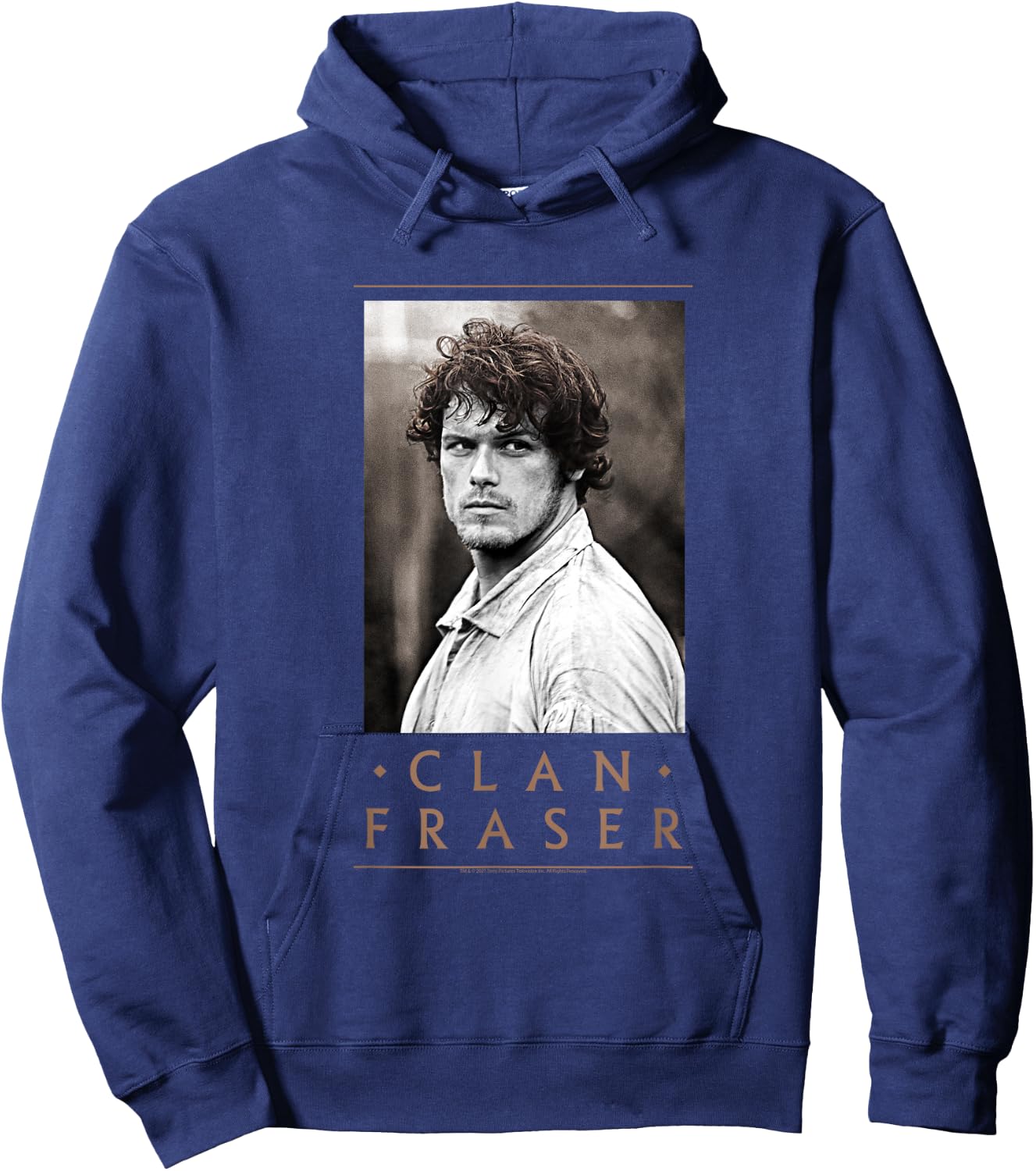 Outlander Clan Fraser Hoodie - Hoodie | Navy