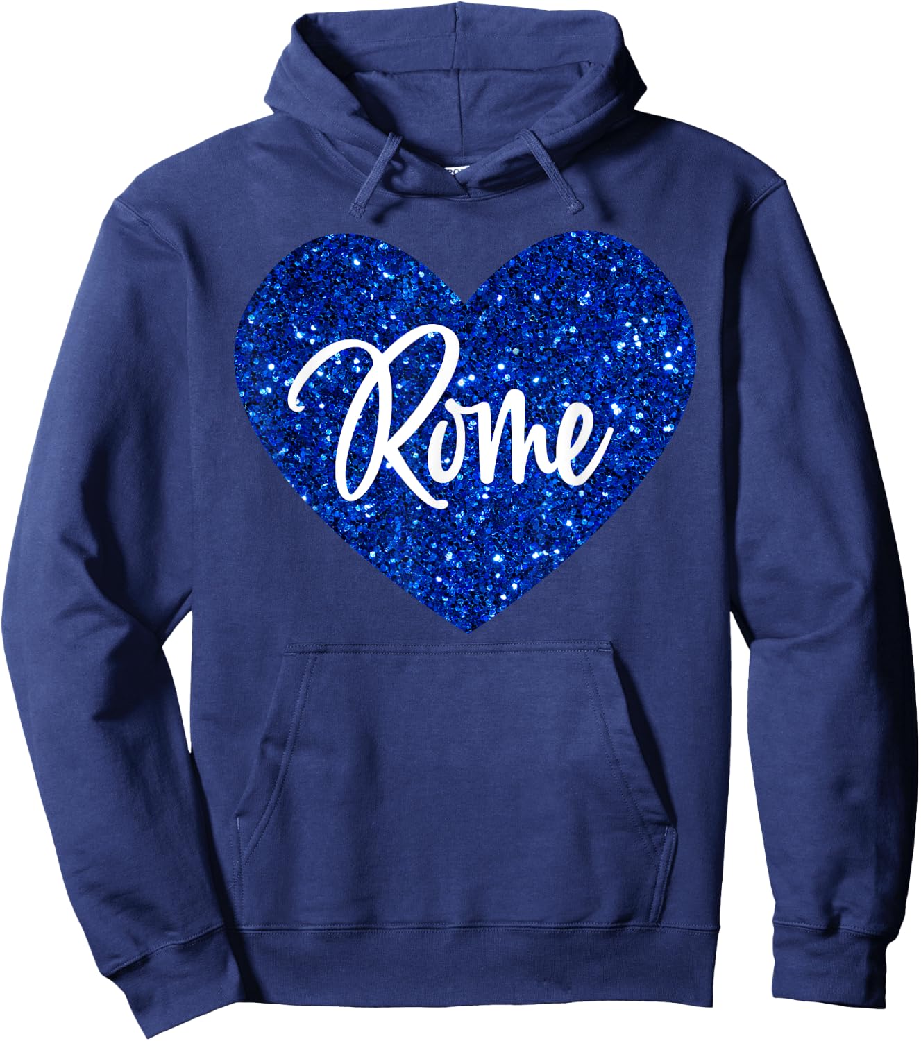 I Love Rome Italy Hoodie - Hoodie | Navy
