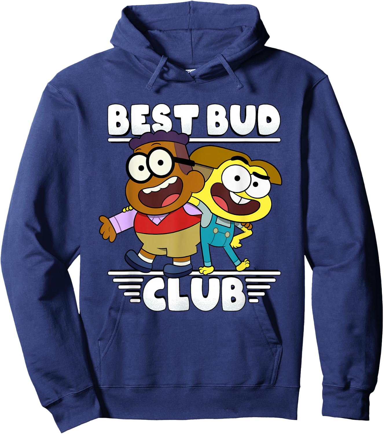 Disney Channel Big City Greens Cricket Remy Best Bud Club Hoodie - Hoodie | Navy