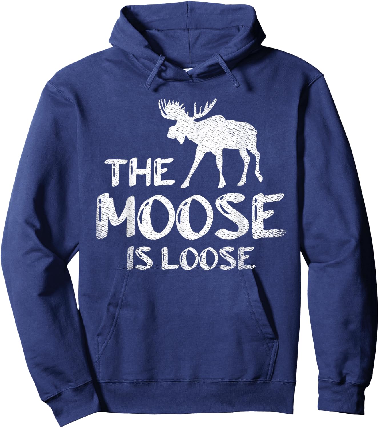 Sweden Wild Animal Scandinavia Forest Animal Funny Moose Hoodie - Hoodie | Navy