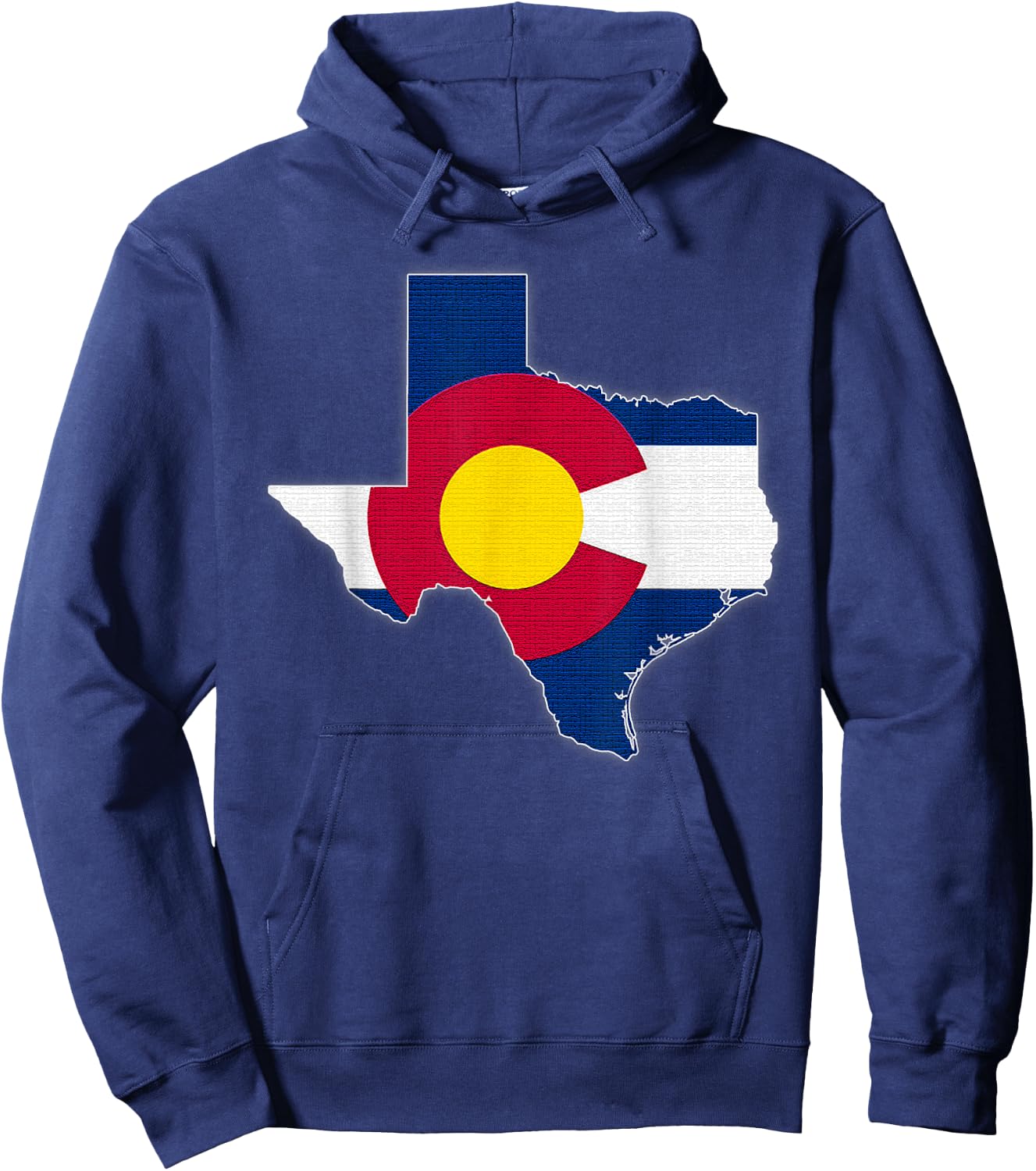 TEXAS STATE MAP COLORADO CO Flag Roots Men Women Gift Hoodie - Hoodie | Navy