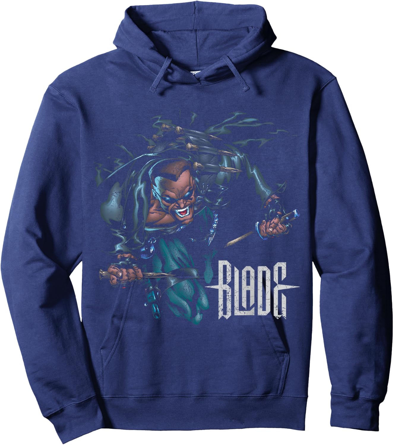 Marvel Blade Eric Brooks Comic Book Hoodie - Hoodie | Navy