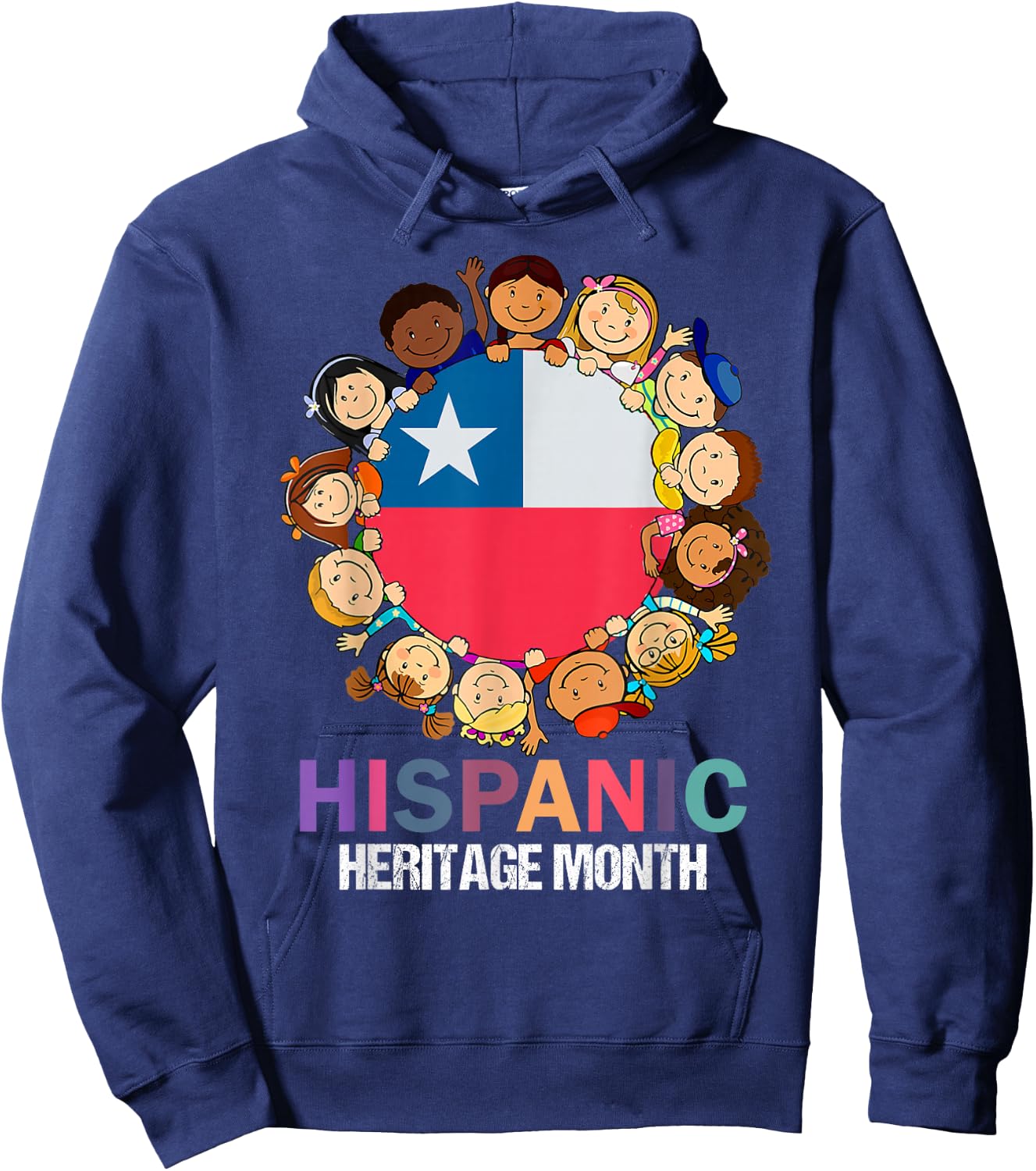 Chileans,hsipanic heritage month, Chile flag Boy Kids Girl Hoodie - Hoodie | Navy