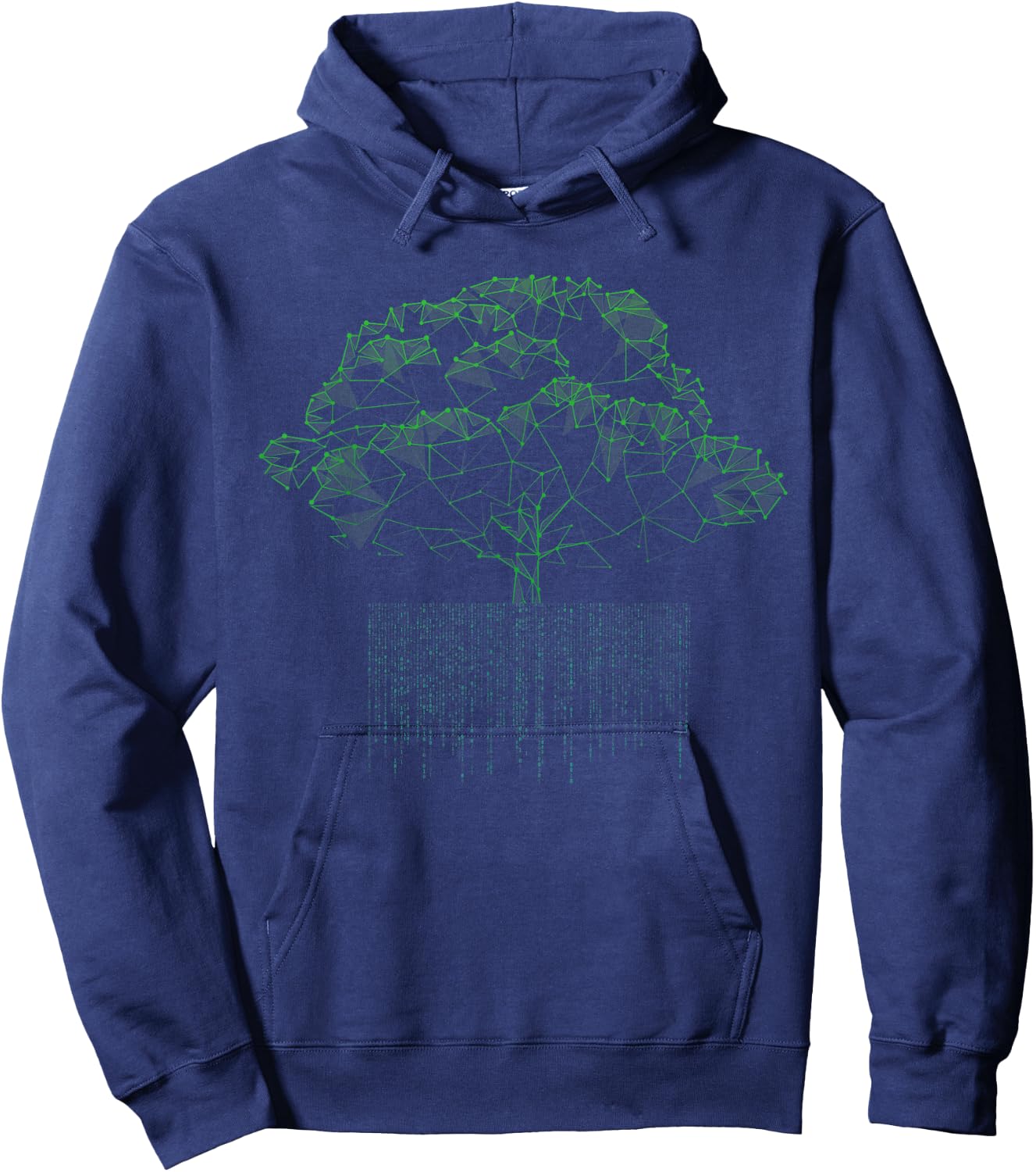 Funny Computer Nerd Gift Encryption Tree Code Programmer Hoodie - Hoodie | Navy