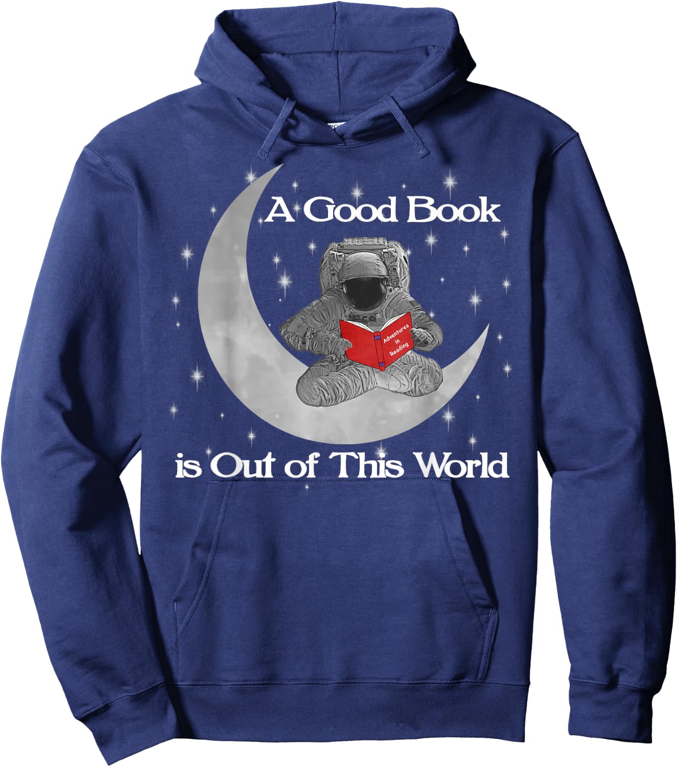 Reading Teacher Read Books Astronaut Out Of World Stars Hoodie - Hoodie | Navy