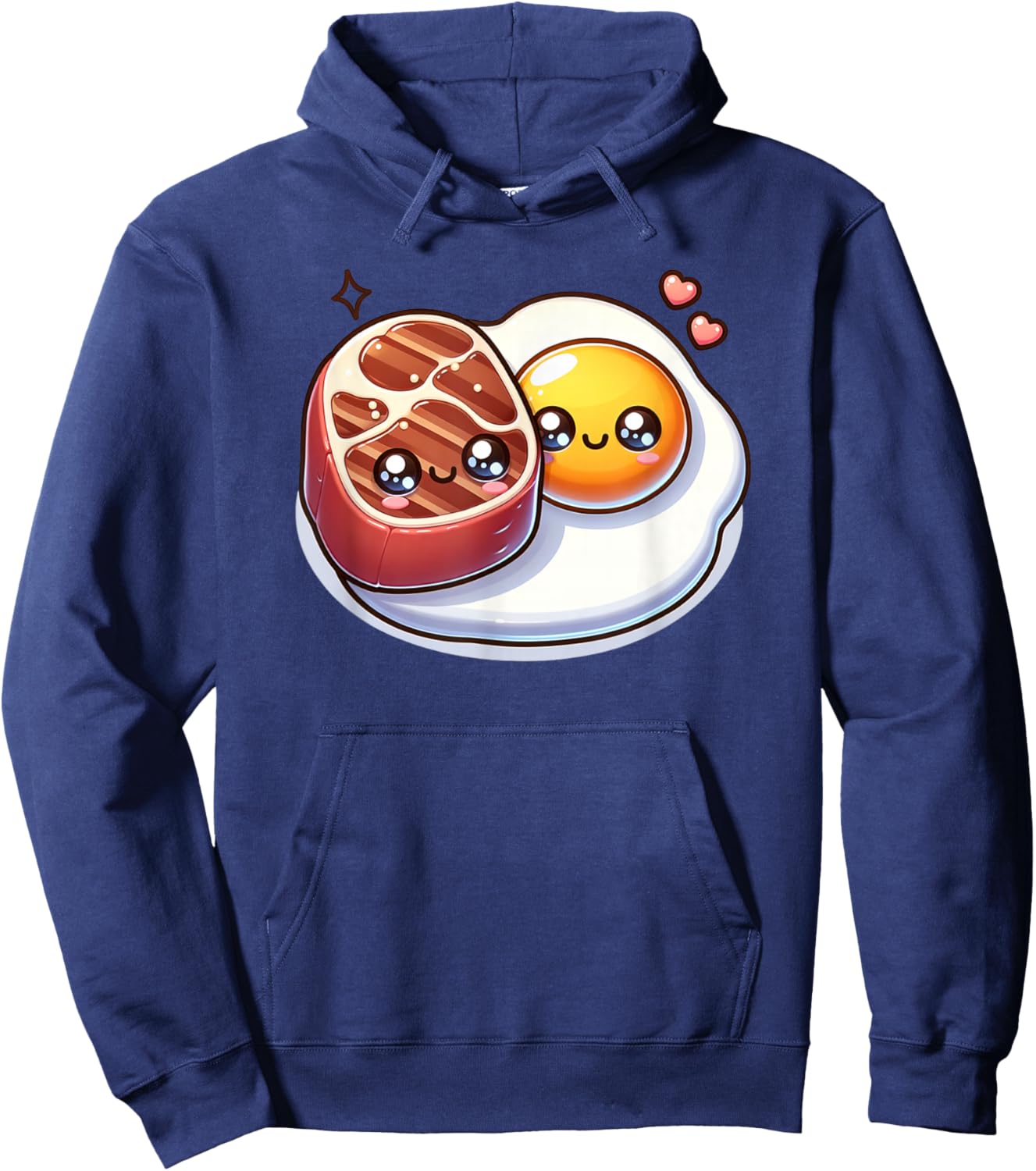 Carnivore Keto Diet Steak Egg Meat Eater Gym Fitness Workout Hoodie - Hoodie | Navy