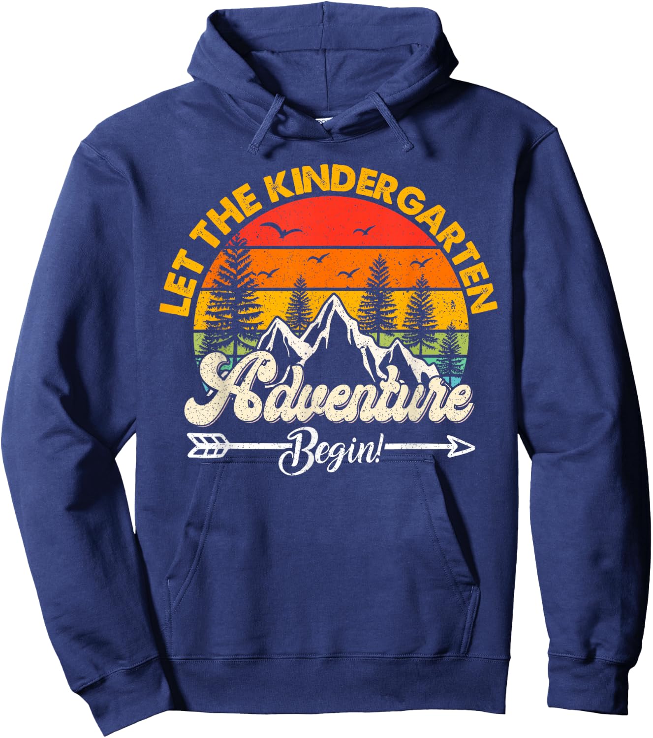 Let the Kindergarten adventure begin School Kindergarten Hoodie - Hoodie | Navy