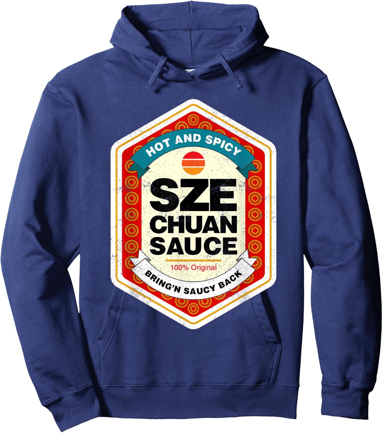 Szechuan Sauce Funny Condiment Halloween Costume Hoodie - Hoodie | Navy