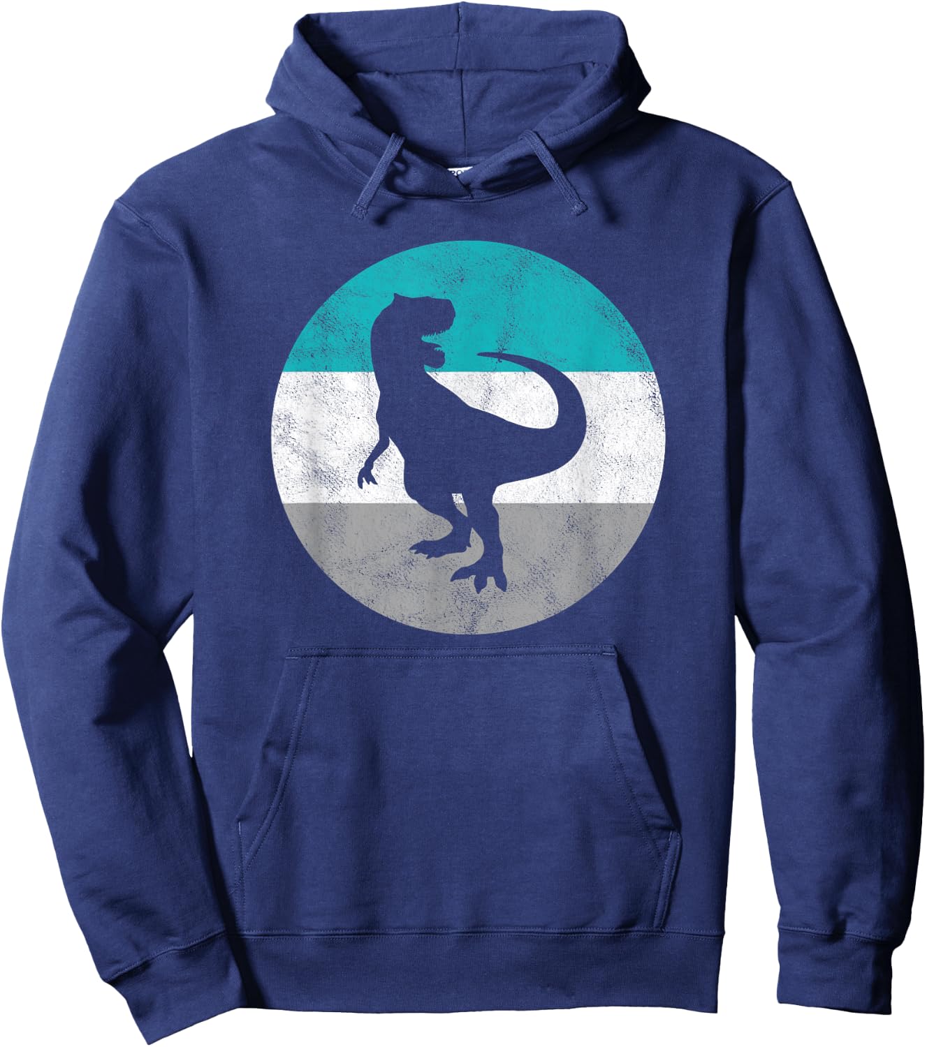 Allosaurus Retro Dinosaur Gift or Boys Hoodie - Hoodie | Navy