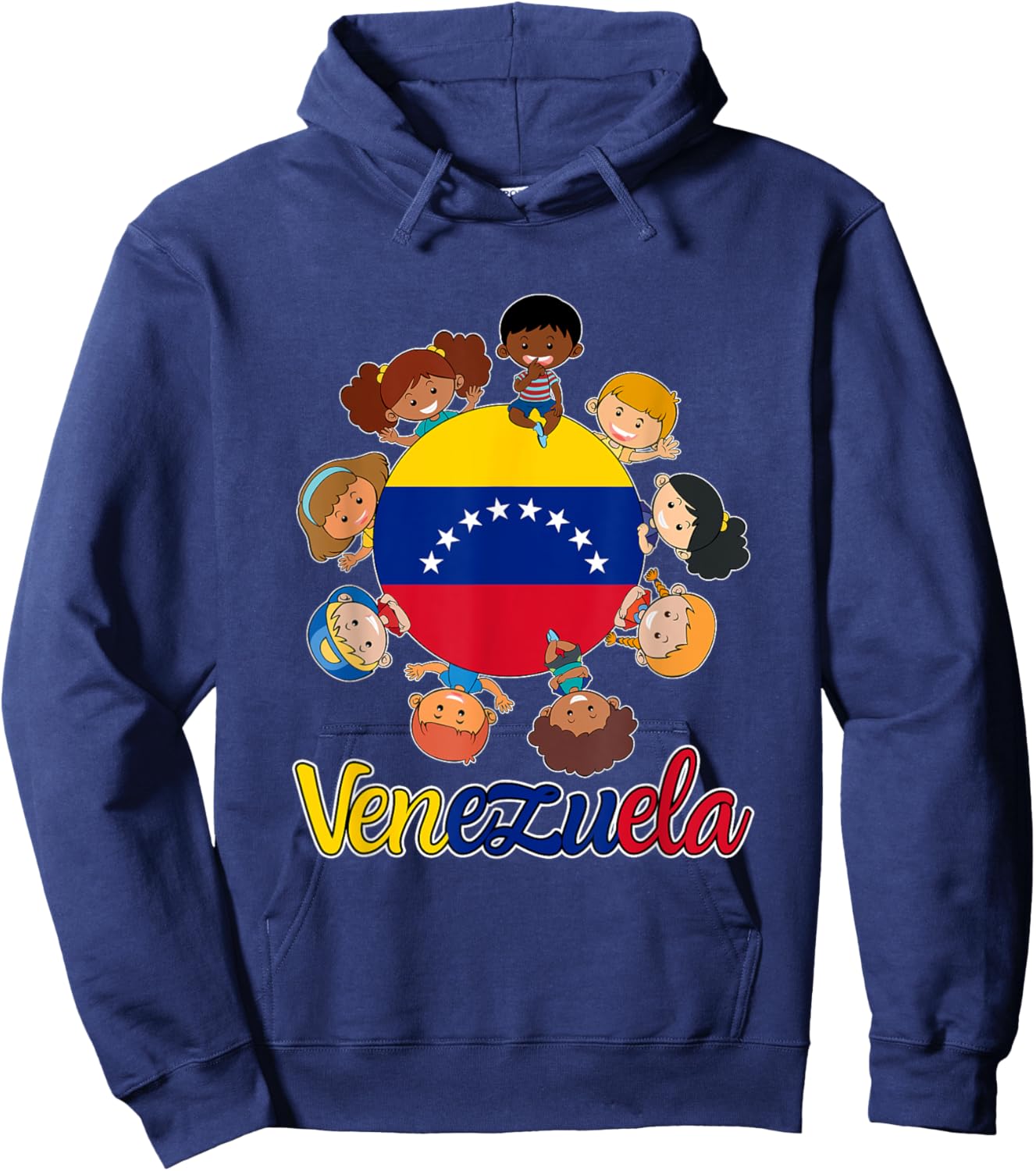 Hispanic Heritage Month Venezuela Kids Boys Girls Toddler Hoodie - Hoodie | Navy