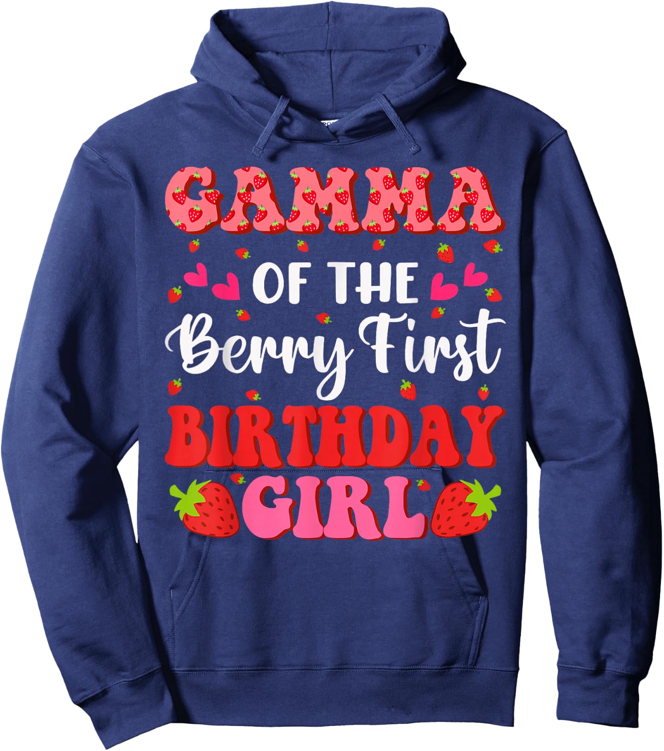 Gamma of The Berry First Birthday Gifts Girl Sweet Hoodie - Hoodie | Navy
