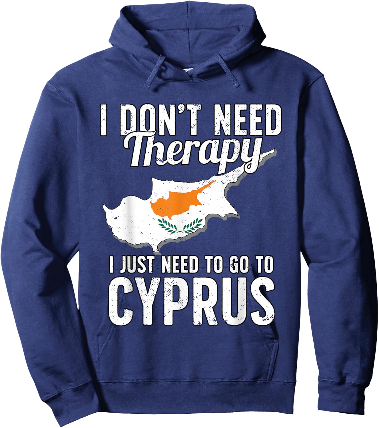 Cyprus Flag I Cyprus Flag I Vacation Cyprus Hoodie - Hoodie | Navy