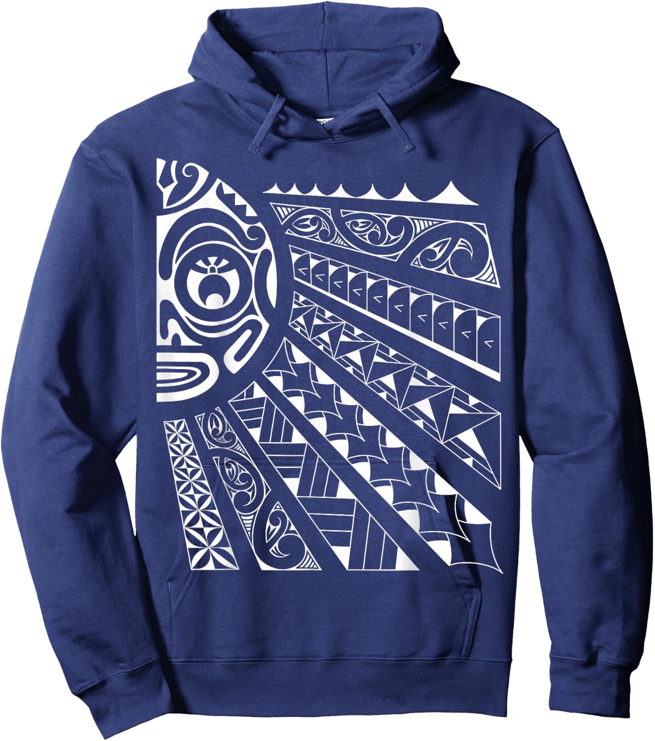 Polynesian tiki sun Hoodie - Hoodie | Navy
