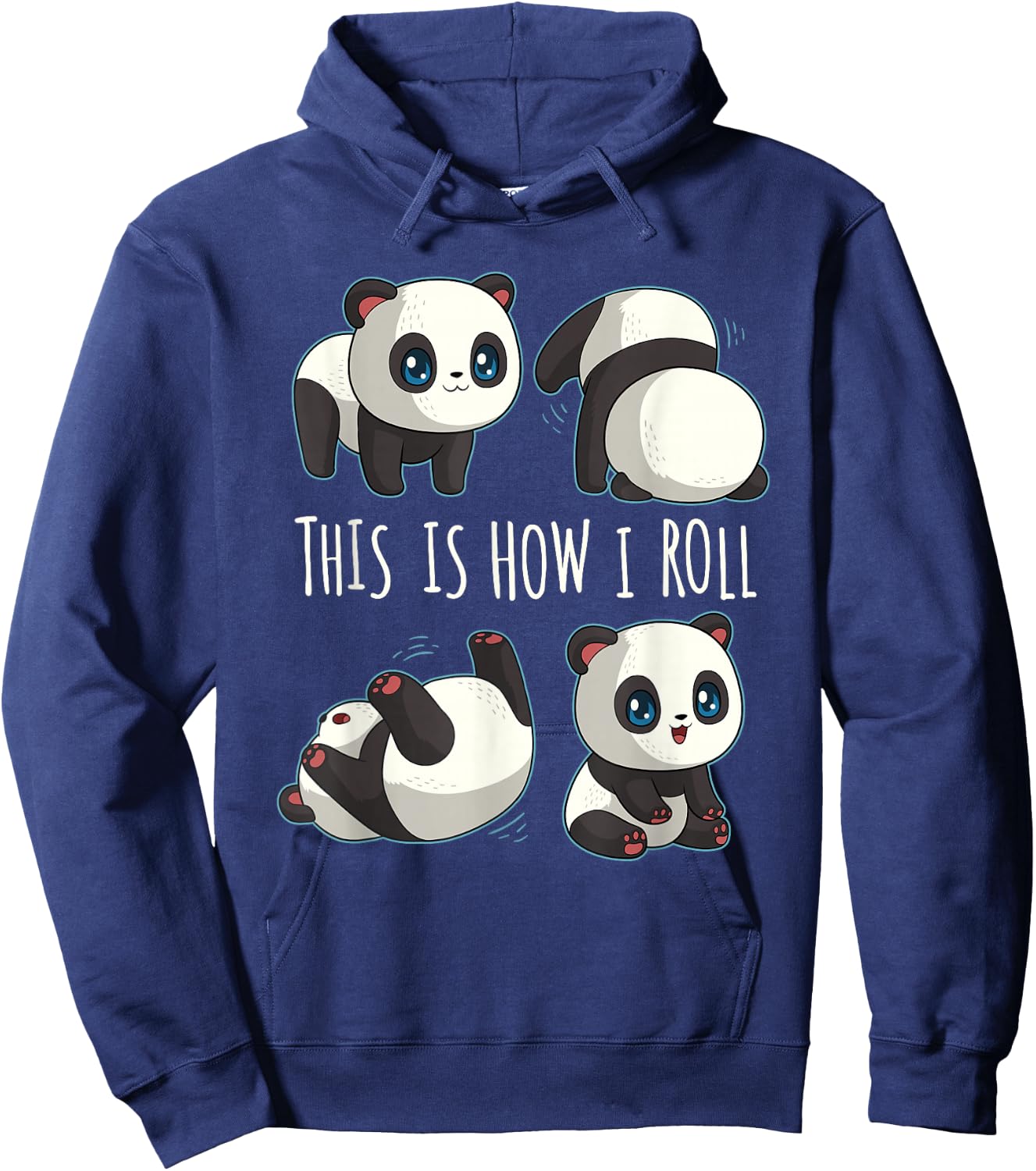 Cute Panda Shirts for Girls Little Bear Panda Gifts Hoodie - Hoodie | Navy