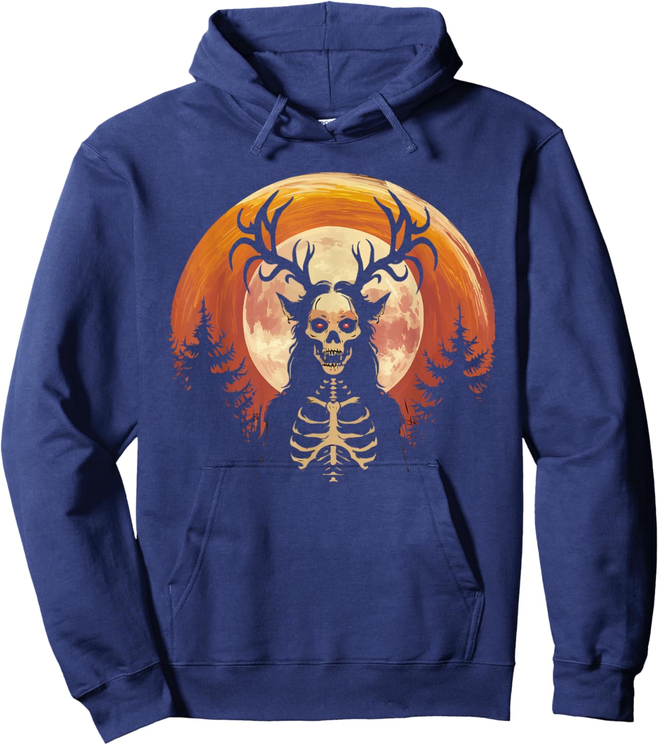 Wendigo Monster Legendary Creature Cryptozoology Cryptid Hoodie - Hoodie | Navy