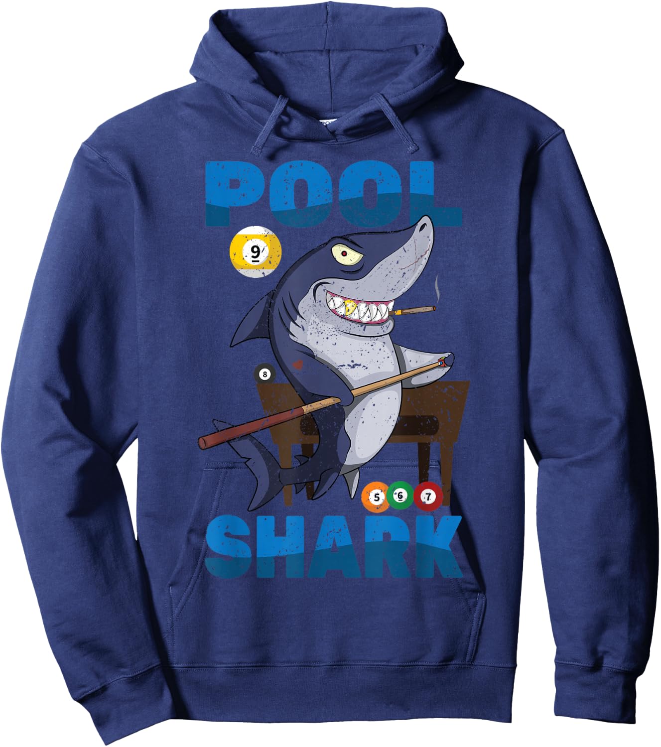 Billiards - Pool Shark - Snooker Player - Bar Pub - Animals Hoodie - Hoodie | Navy
