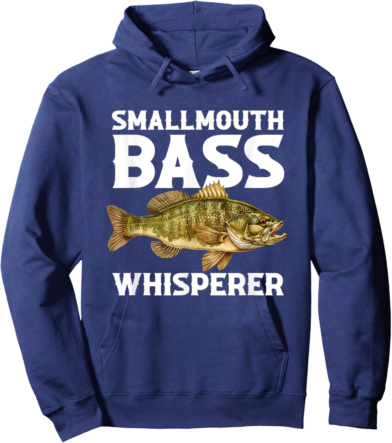 Smallmouth bass Whisperer, smallmouth bass Hoodie - Hoodie | Navy