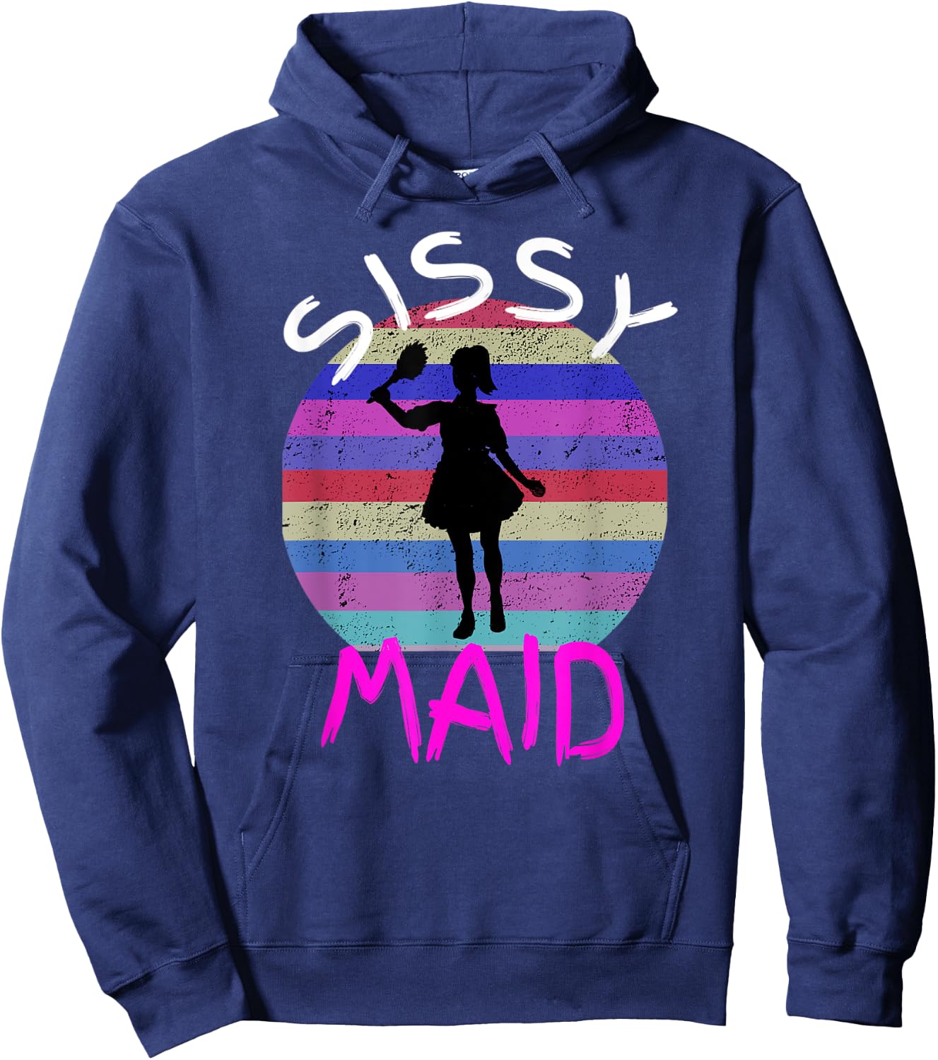 BDSM Sissy Maid Training Submissive Kink Punishment Hoodie - Hoodie | Navy