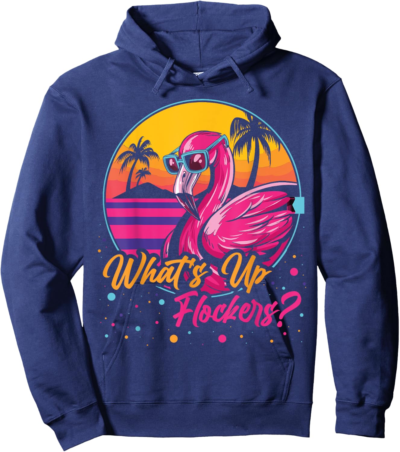 Whats Up Flockers Hoodie - Hoodie | Navy